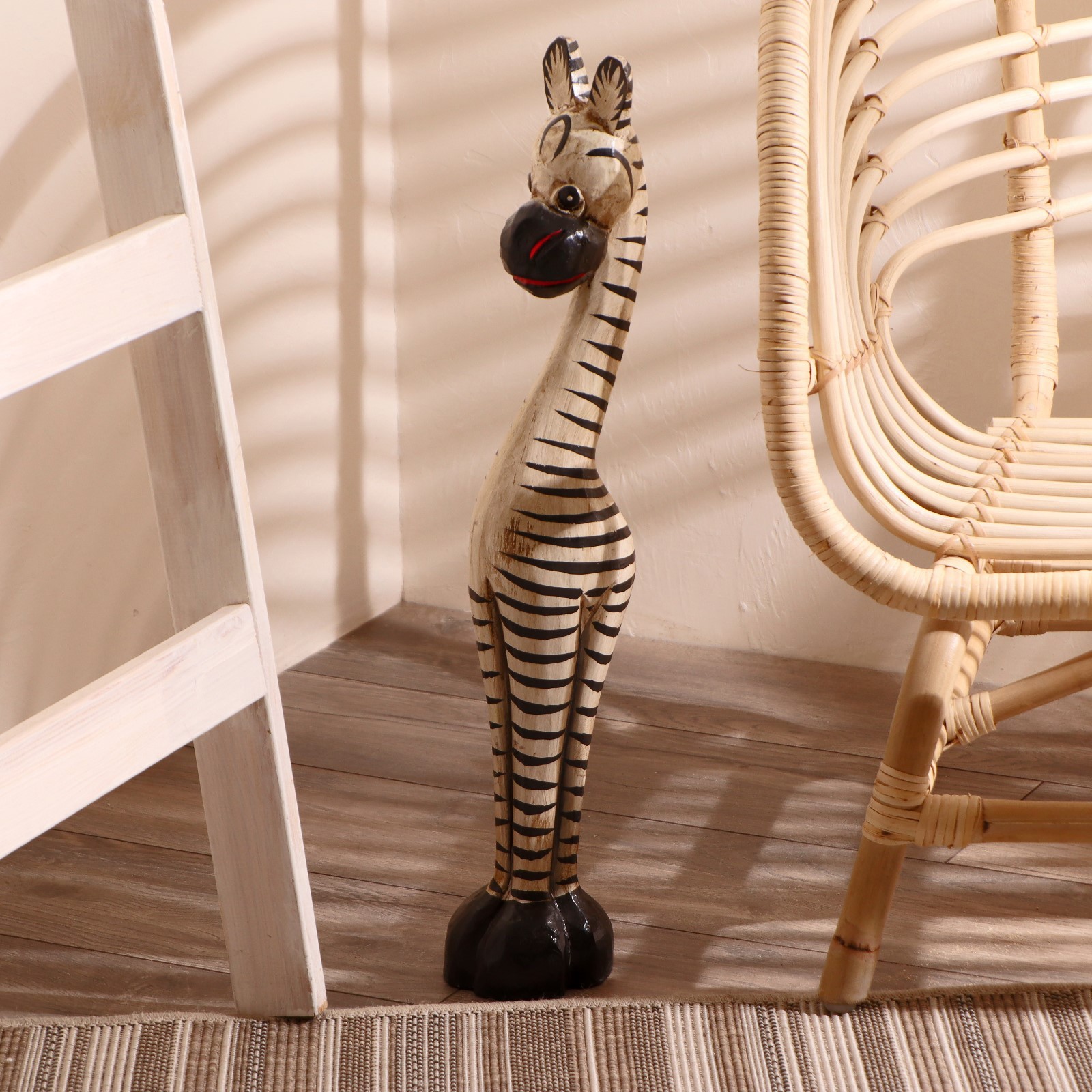 Изображение товара Сувенир интерьерный "Зебра Тихон" 60x11x11 см