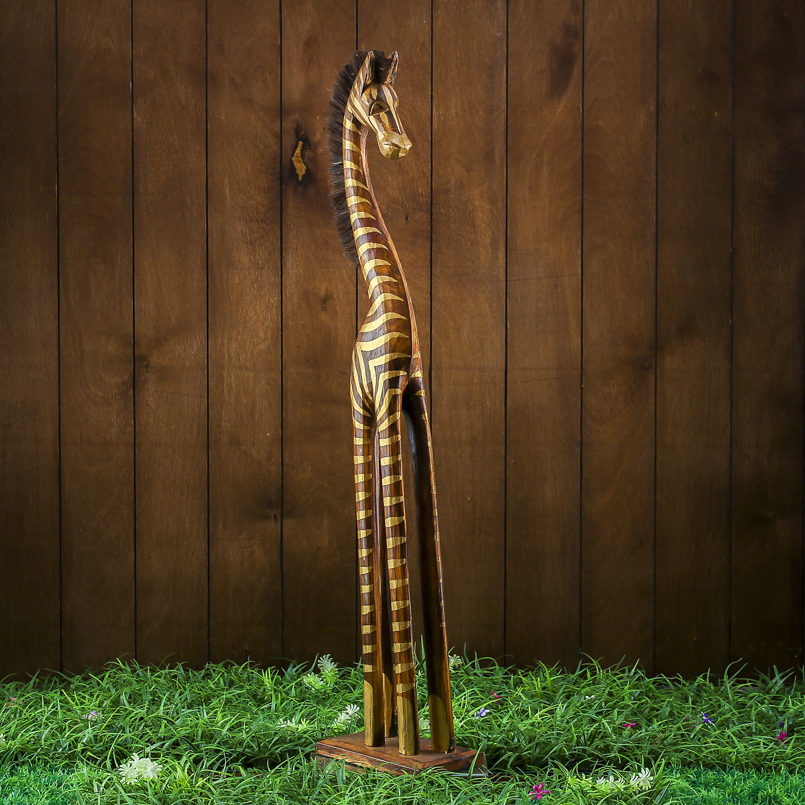 Изображение товара Сувенир интерьерный "Зебра" 17x10x80 см