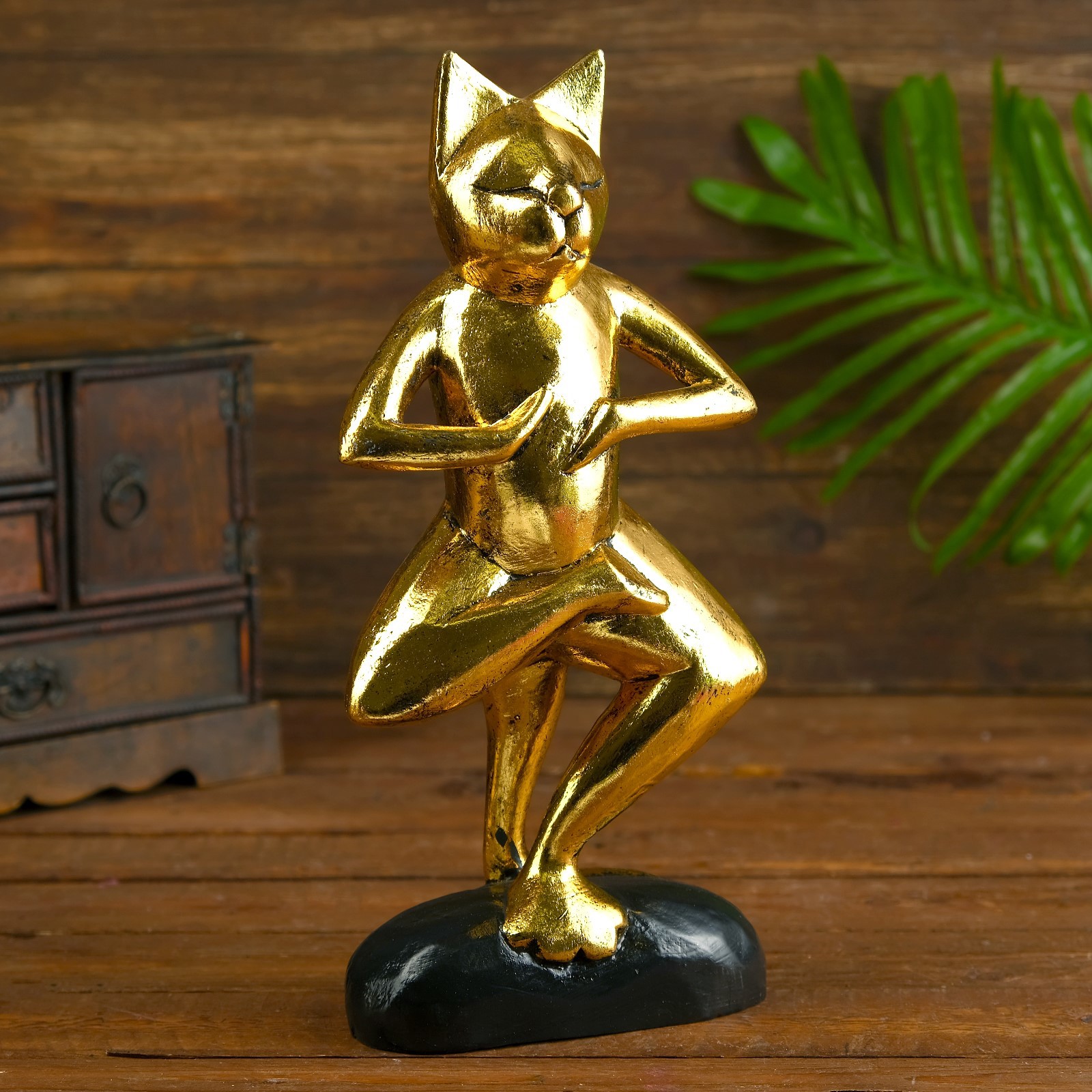 Изображение товара Сувенир интерьерный "Кот йог" 15x7x35 см