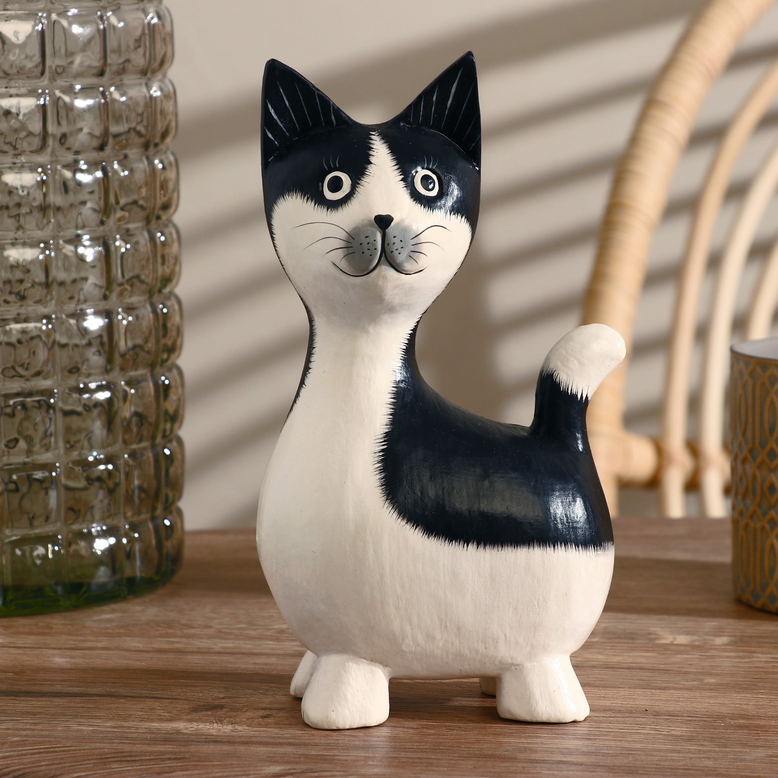 Изображение товара Сувенир интерьерный "Кошечка" чёрная 12x20x7 см