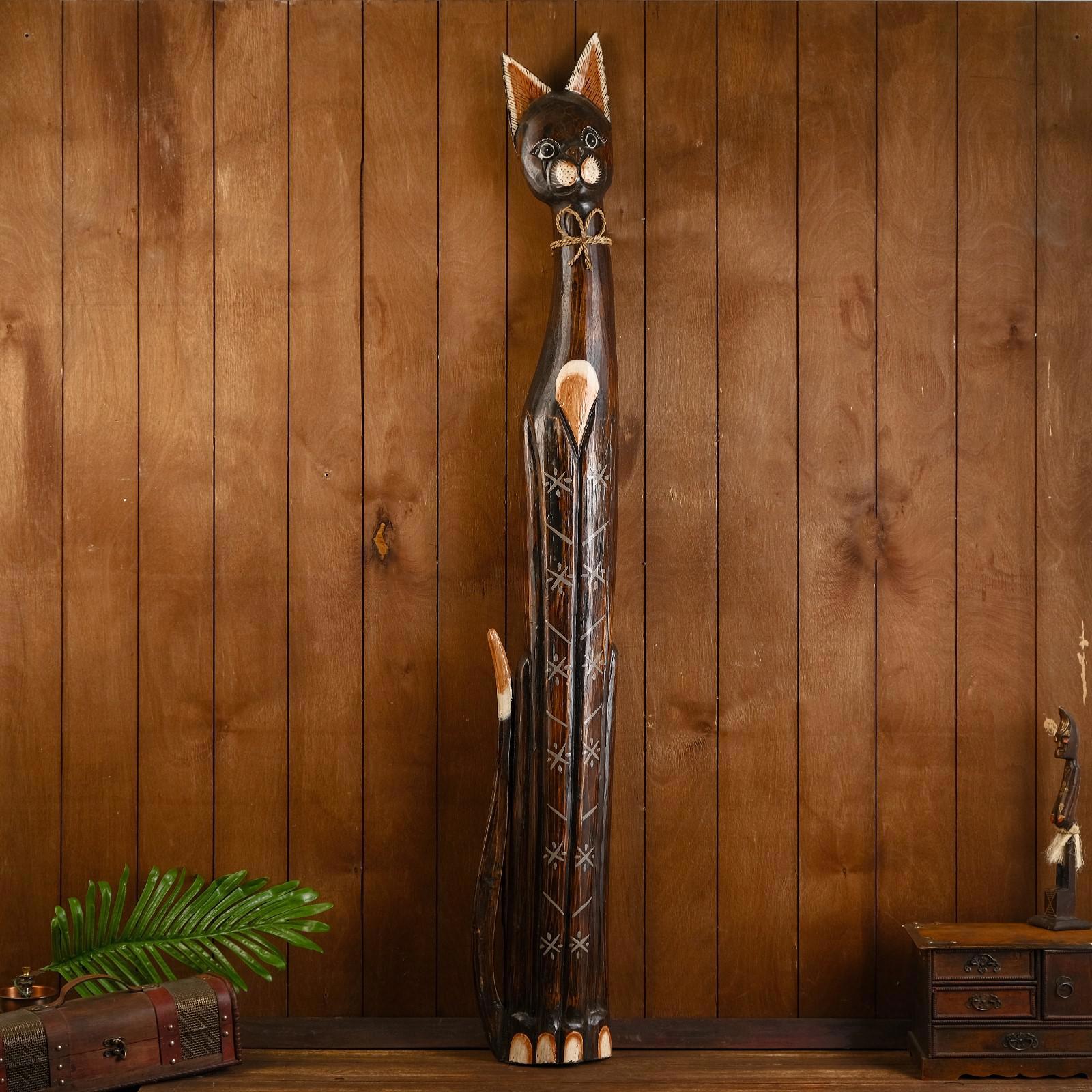 Изображение товара Сувенир интерьерный "Кошка с узором на лапках" 150x23x11 см