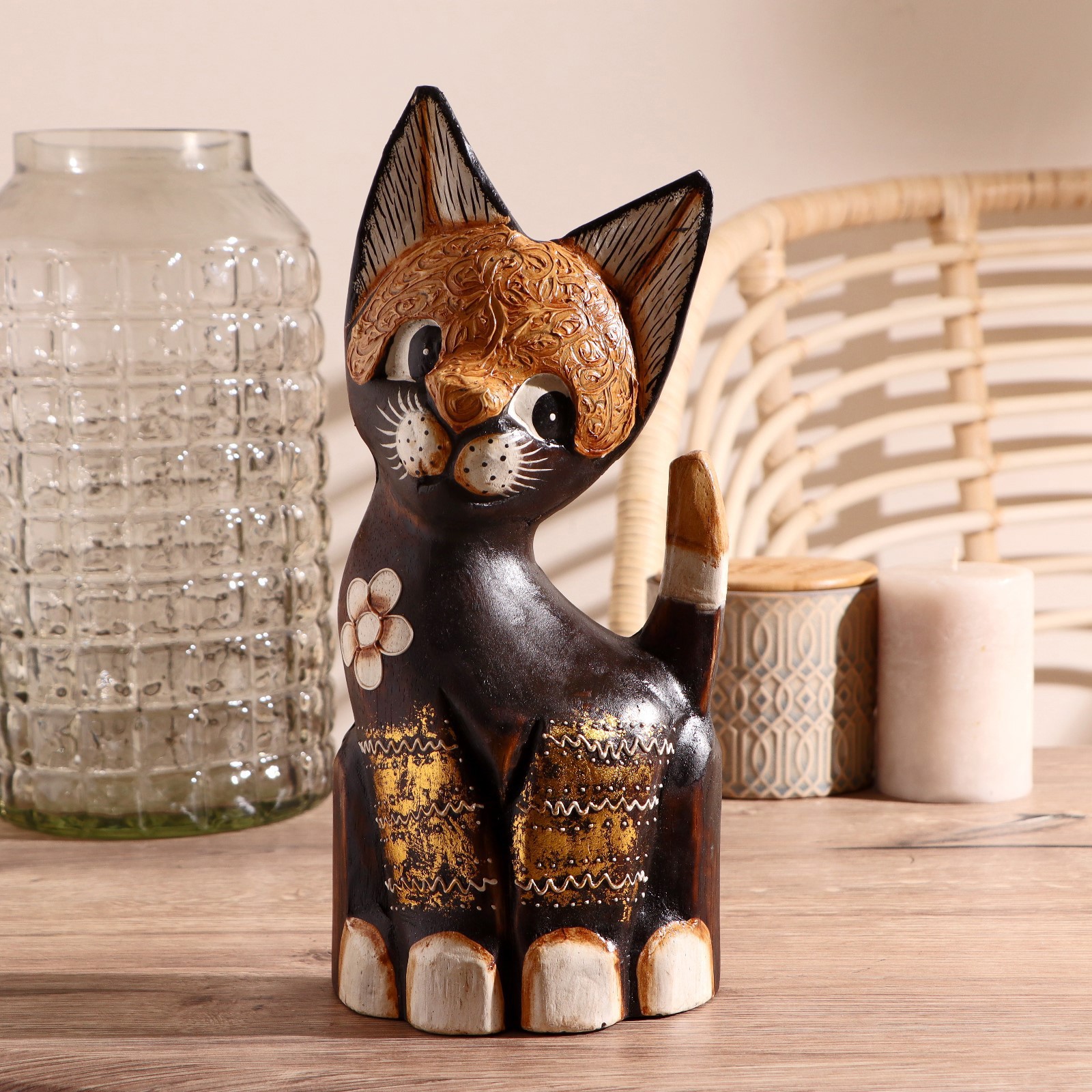 Изображение товара Сувенир интерьерный "Котик" высота 30 см