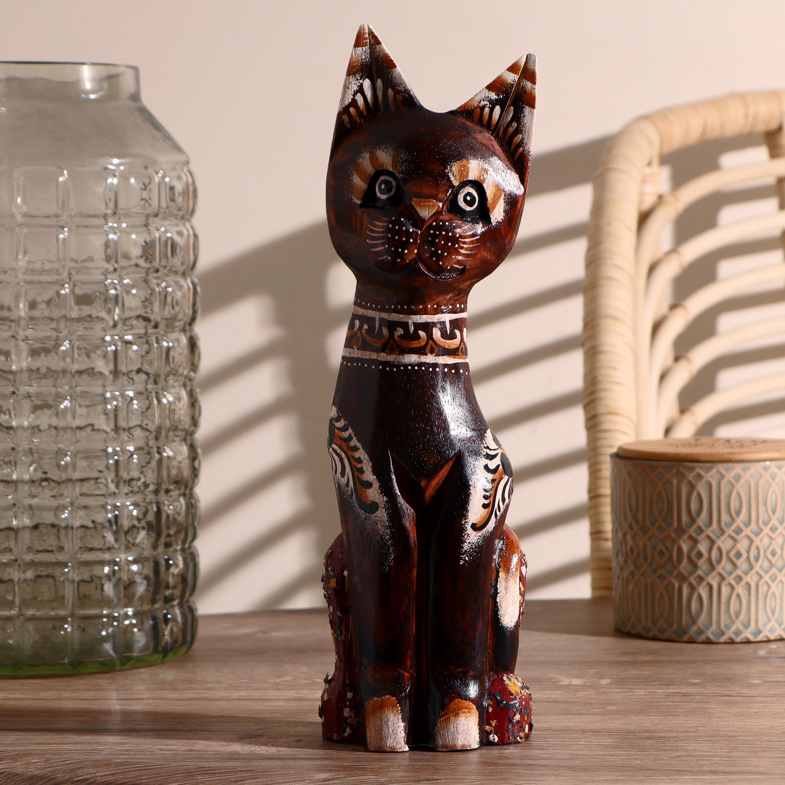 Изображение товара Сувенир интерьерный "Кошка лапки в крошках" высота 30 см