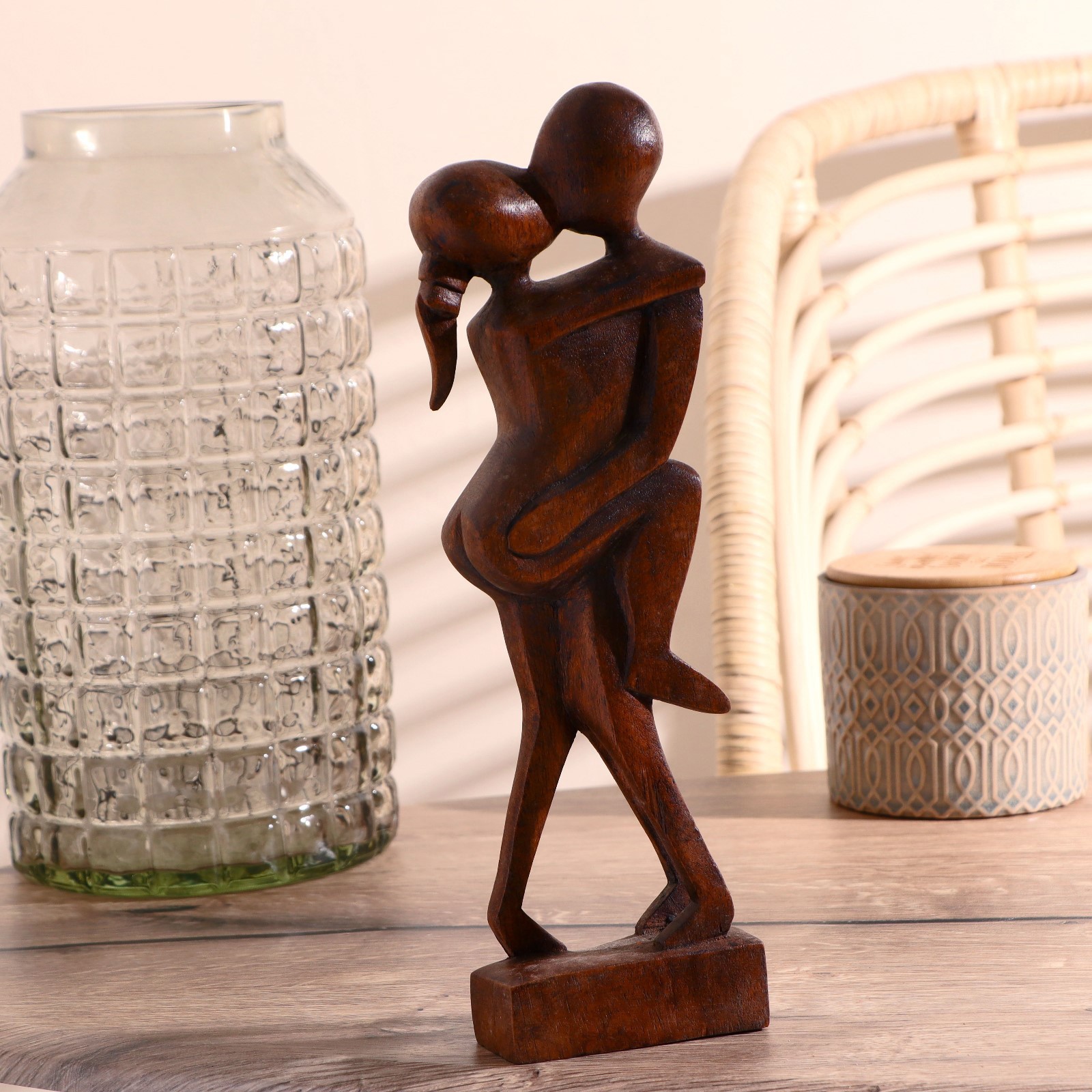 Изображение товара Сувенир интерьерный Пара Страсть, коричневый, 30x10x4 см