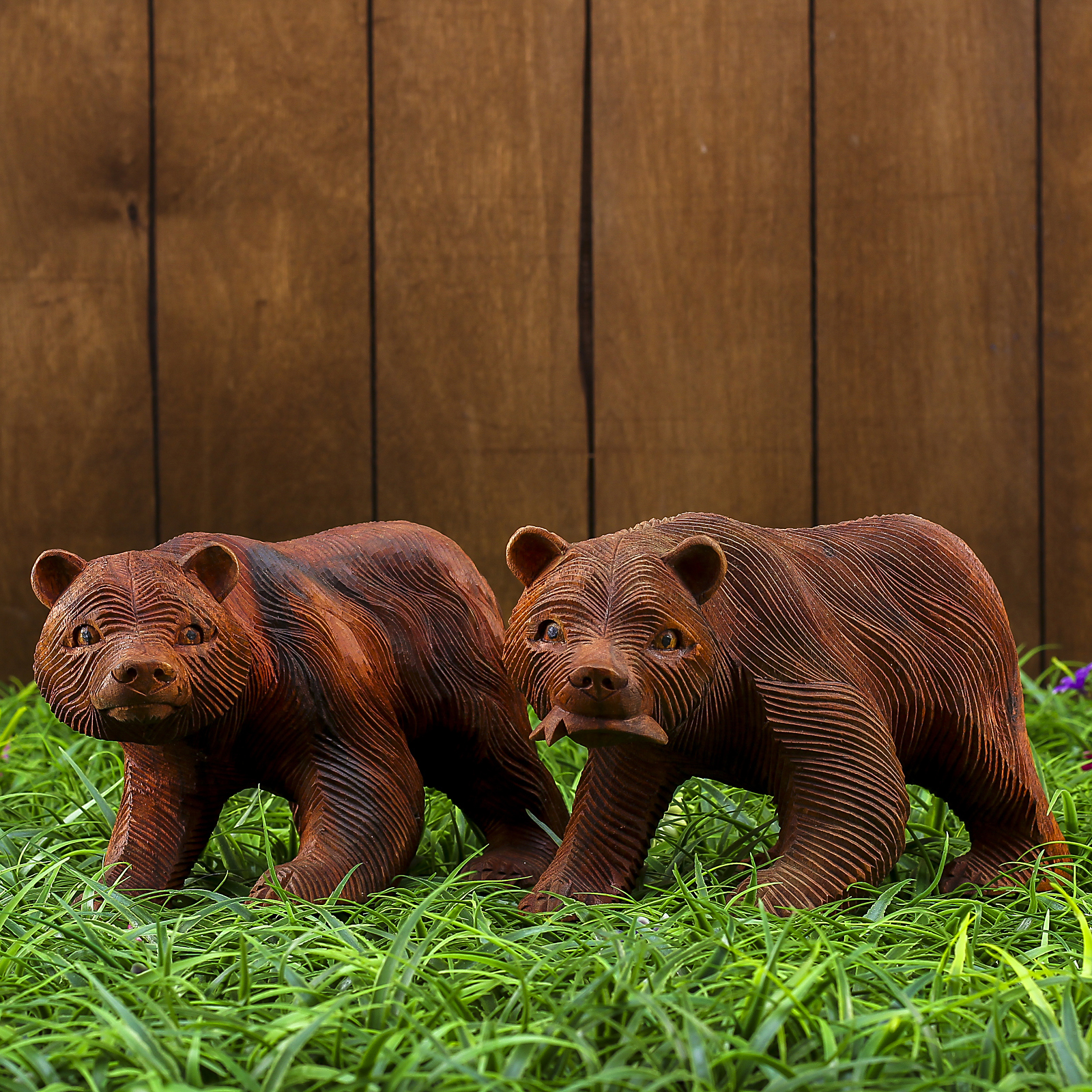 Изображение товара Сувенир интерьерный Медведь, коричневый 20x12x9 см