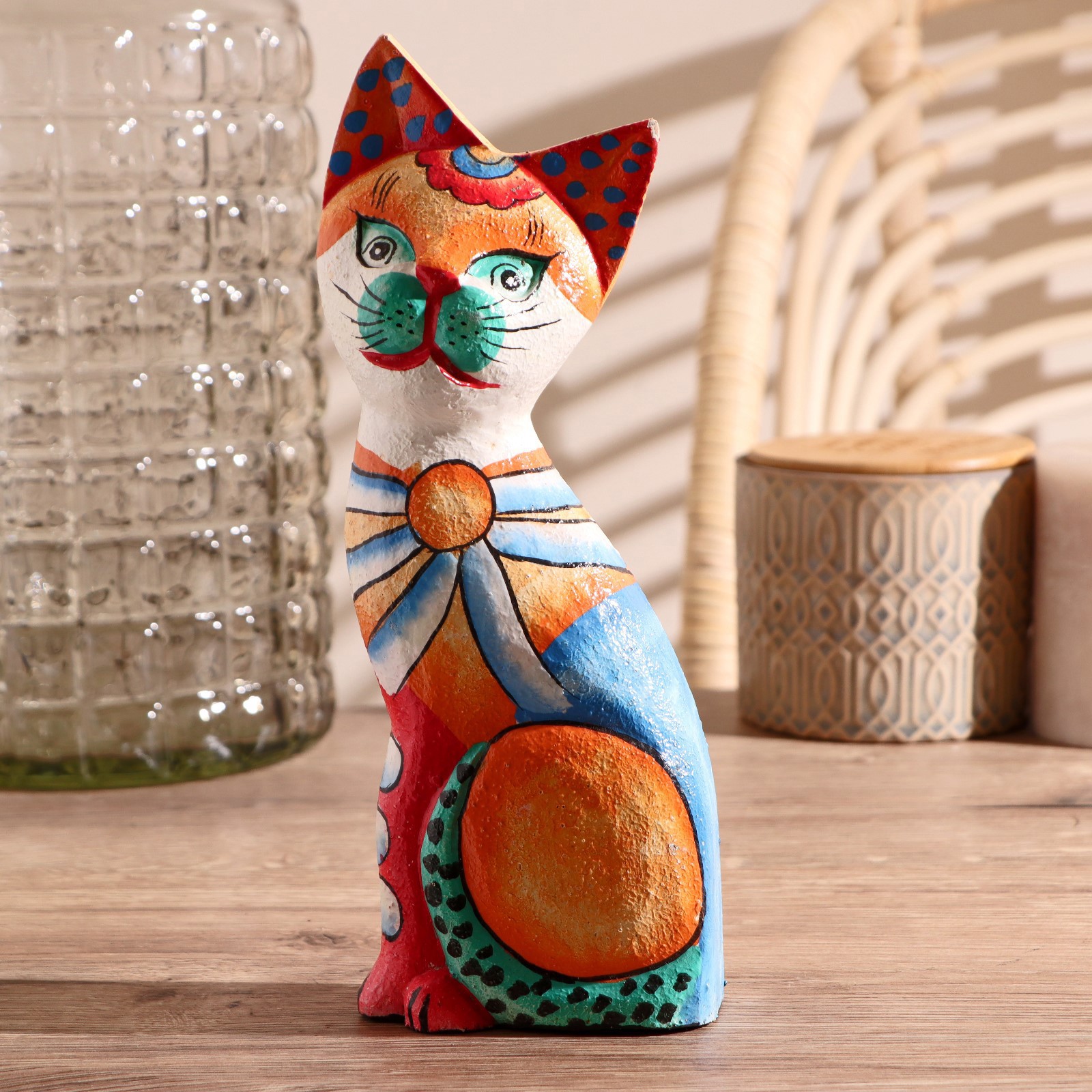 Изображение товара Сувенир интерьерный "Разноцветный котёнок" 25x10x5 см