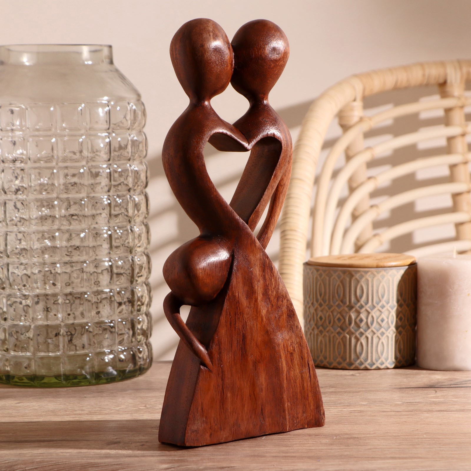 Изображение товара Сувенир интерьерный "Узы брака" коричневый цвет 30x13x3.5 см