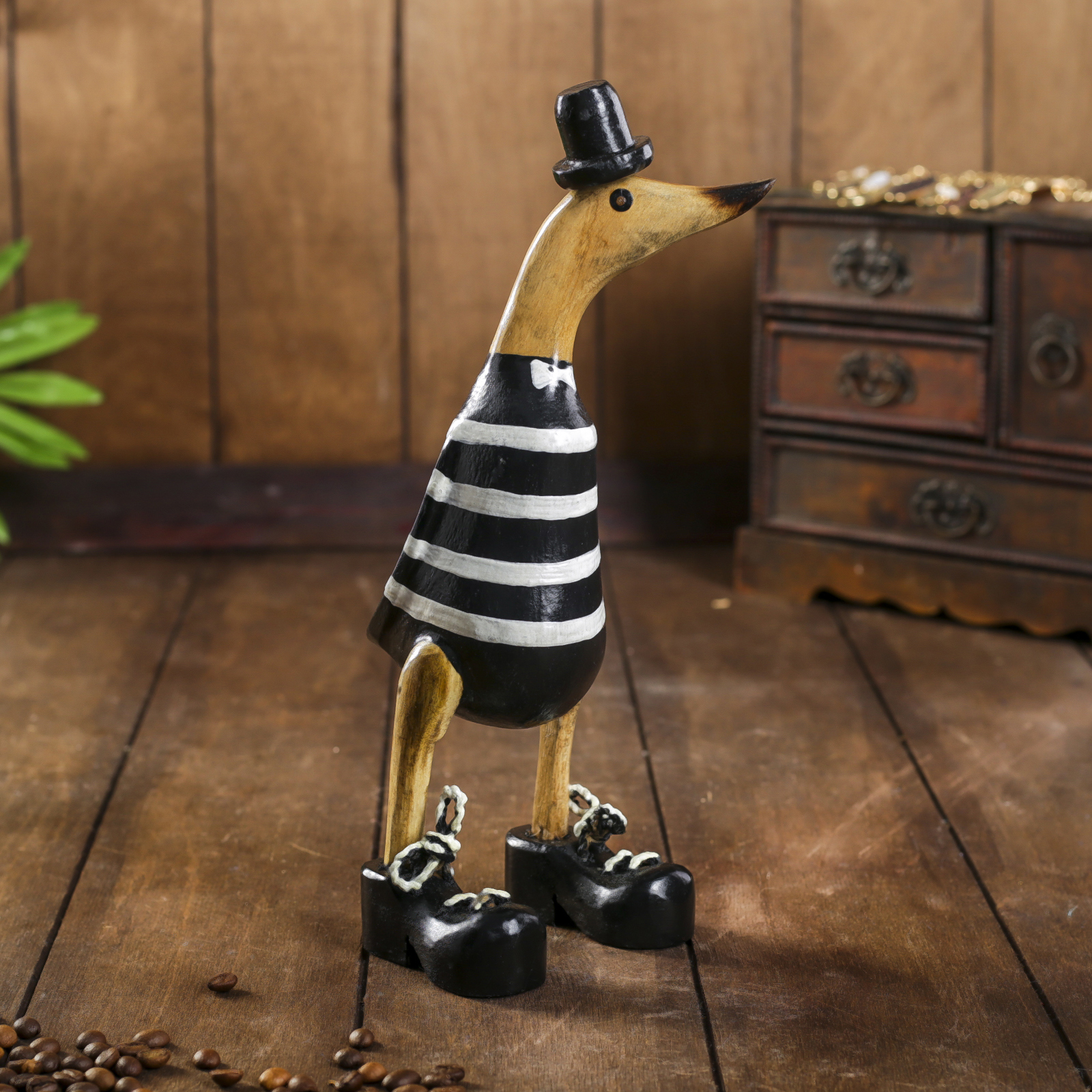 Изображение товара Сувенир интерьерный "Утка Матрос в тельняшке" 13x9x27 см