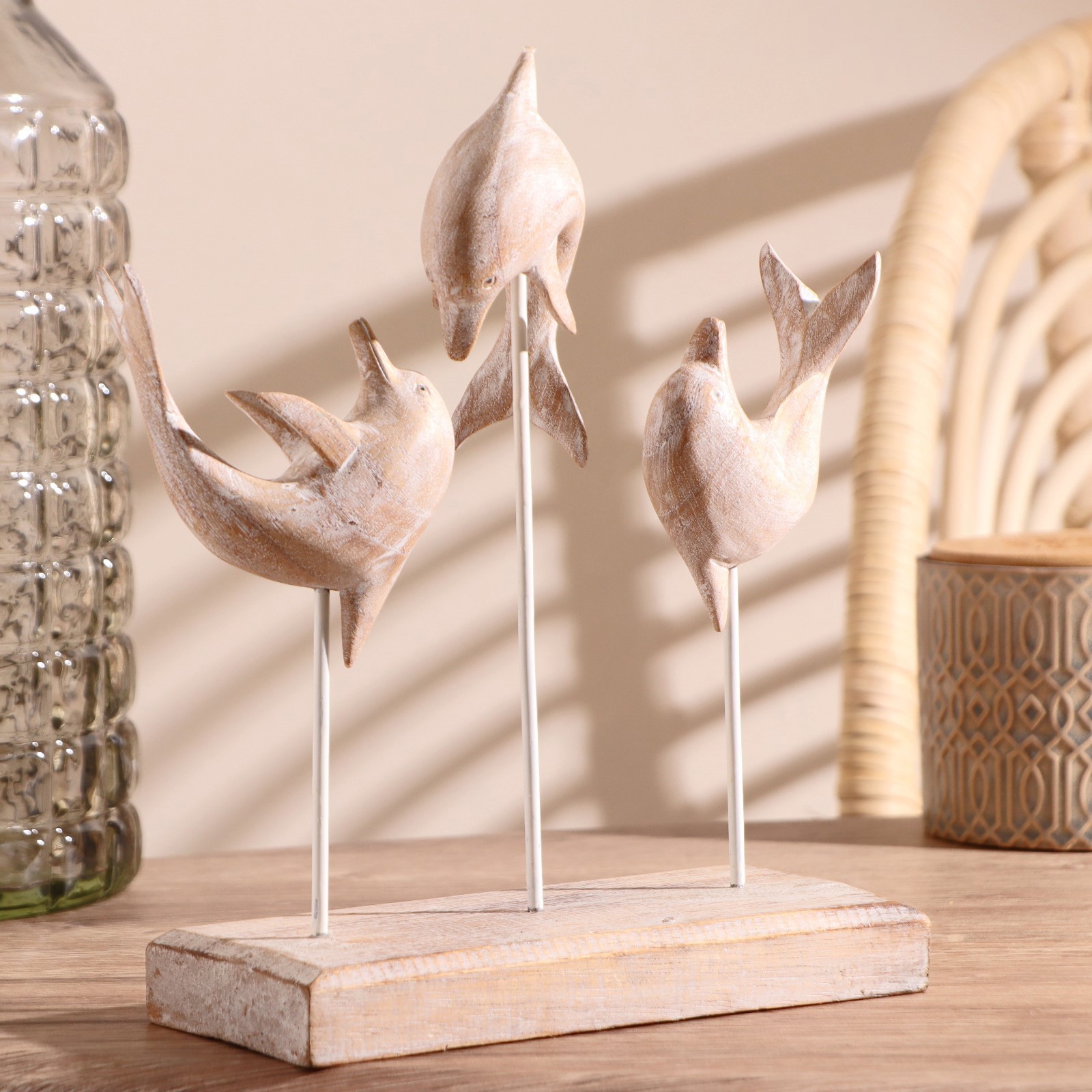 Изображение товара Сувенир интерьерный "Дельфины" 20x9x26 см