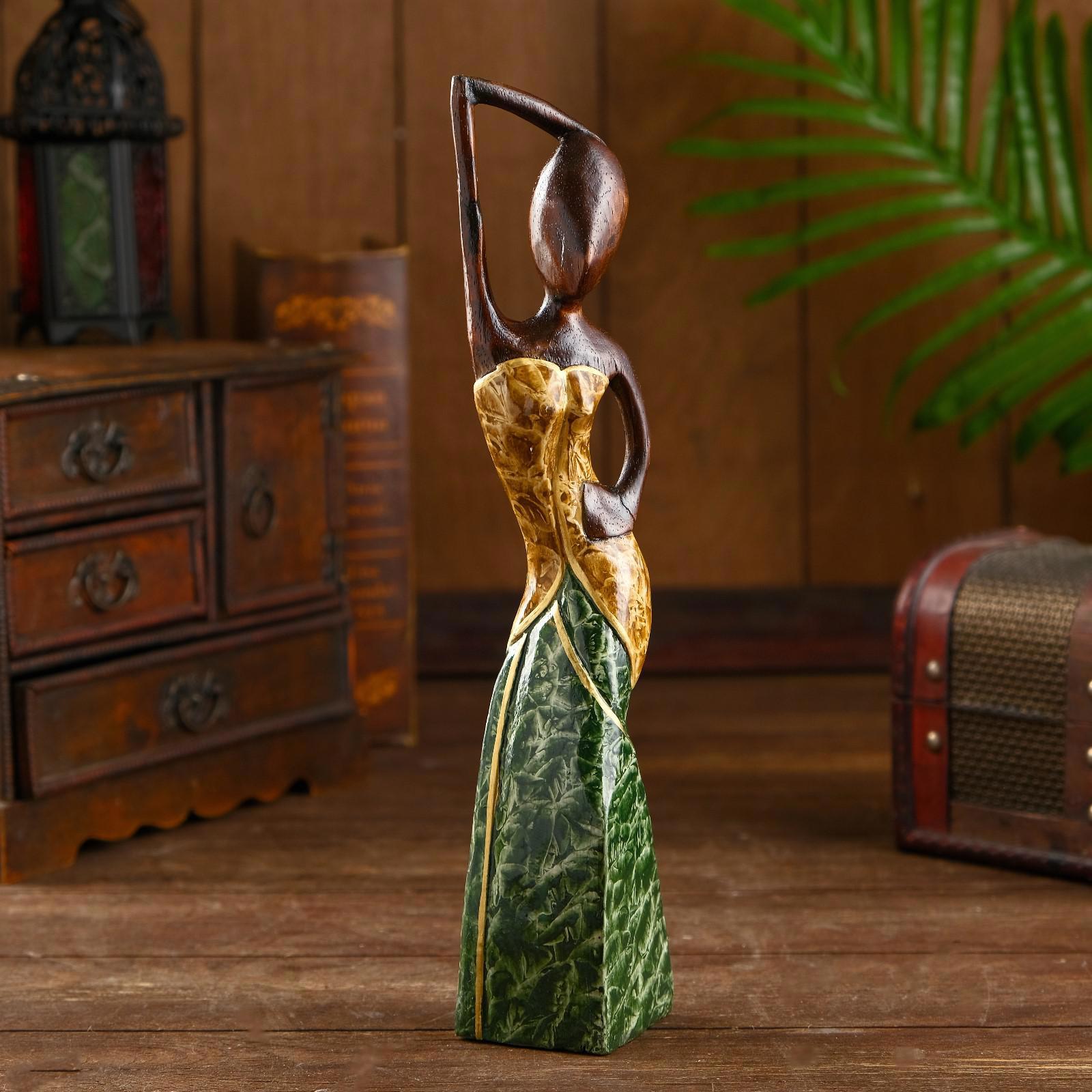 Изображение товара Сувенир интерьерный Пати 7x5x30 см — декоративная фигура из дерева