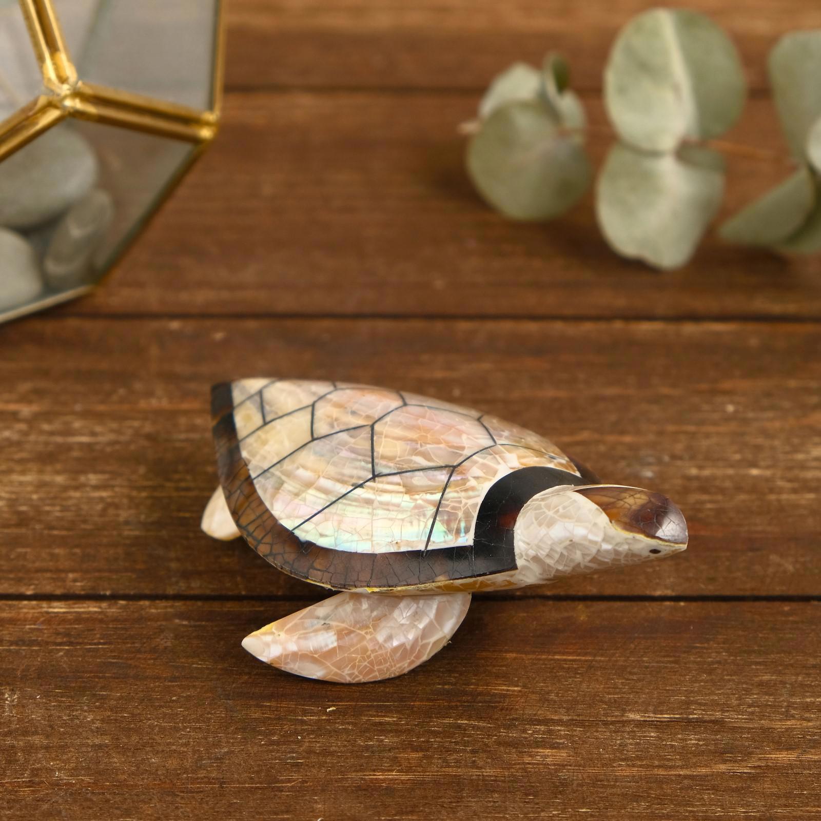 Изображение товара Сувенир интерьерный "Светлая черепашка" 12x7x4 см