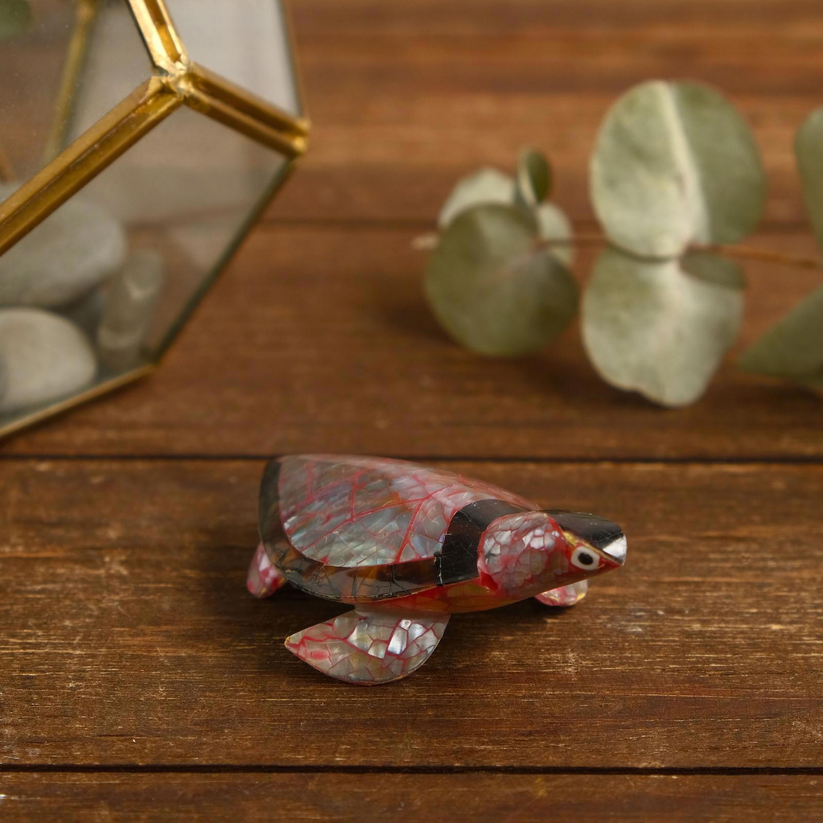 Изображение товара Сувенир интерьерный «Розовая черепашка» 8x5,5x2,5 см