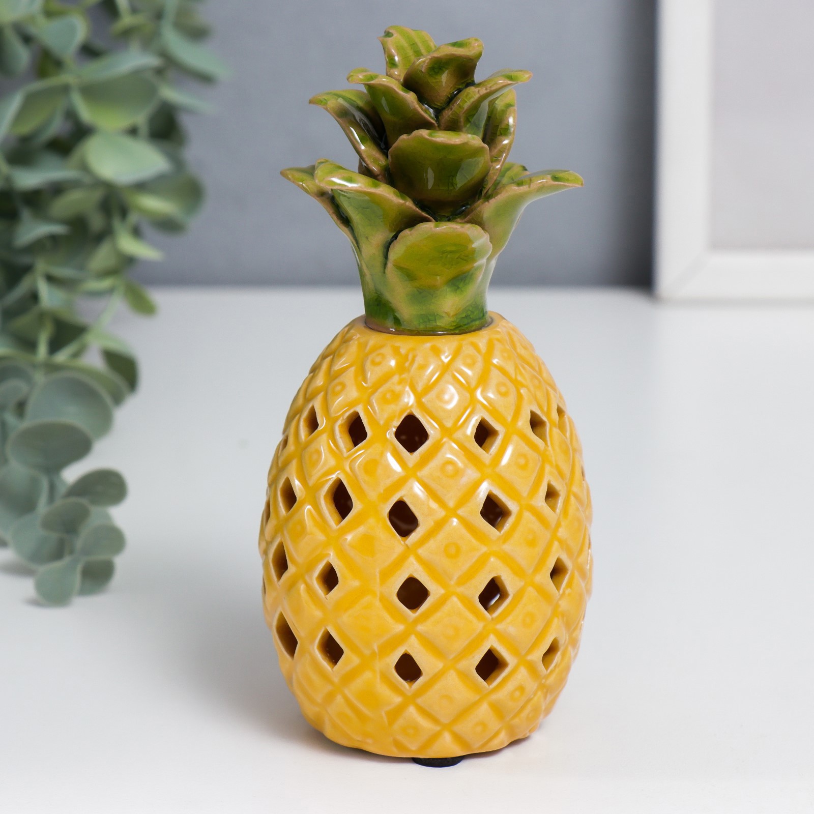 Изображение товара Сувенир интерьерный "Ананас" мини 13x6x6 см