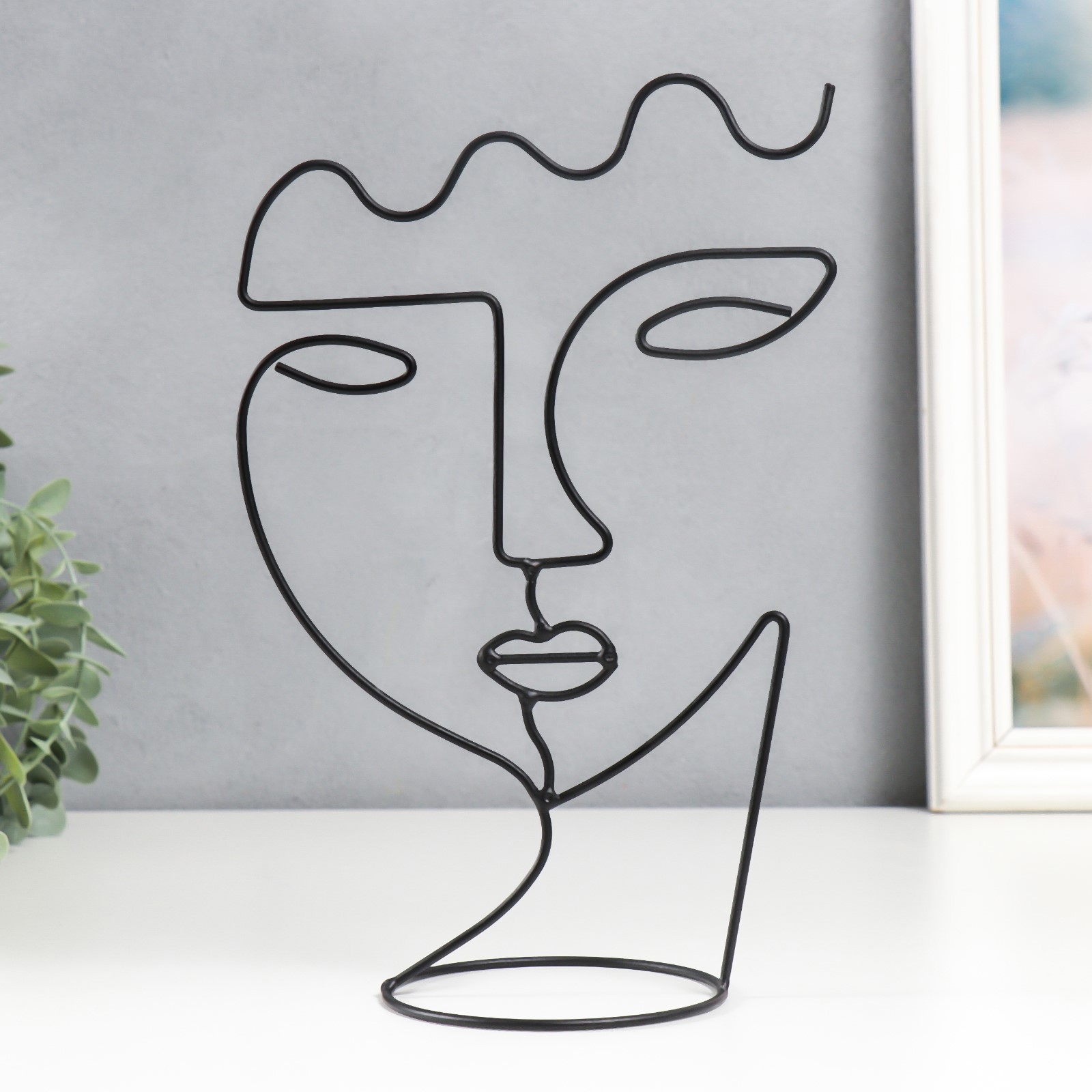 Изображение товара Сувенир интерьерный "Абстракция Лицо девушки" 25x17 см