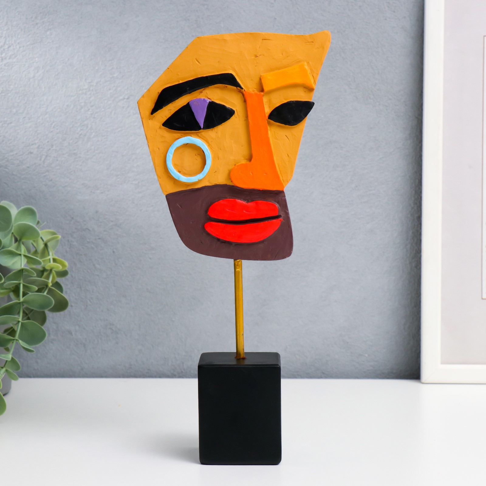 Изображение товара Сувенир интерьерный Абстракция Портрет мужчины 25x5x12 см