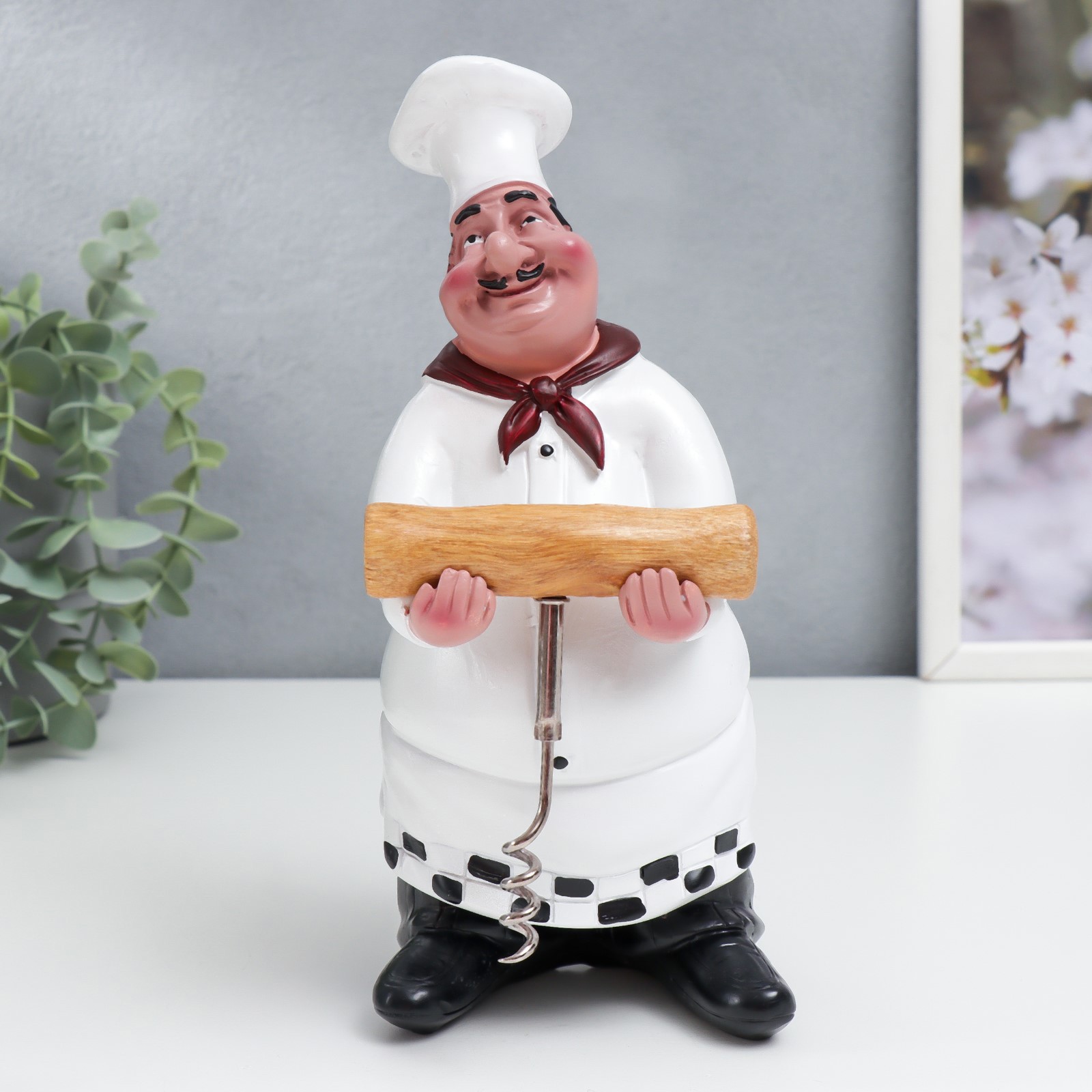 Изображение товара Сувенир интерьерный "Довольный повар" 23x11x10 см