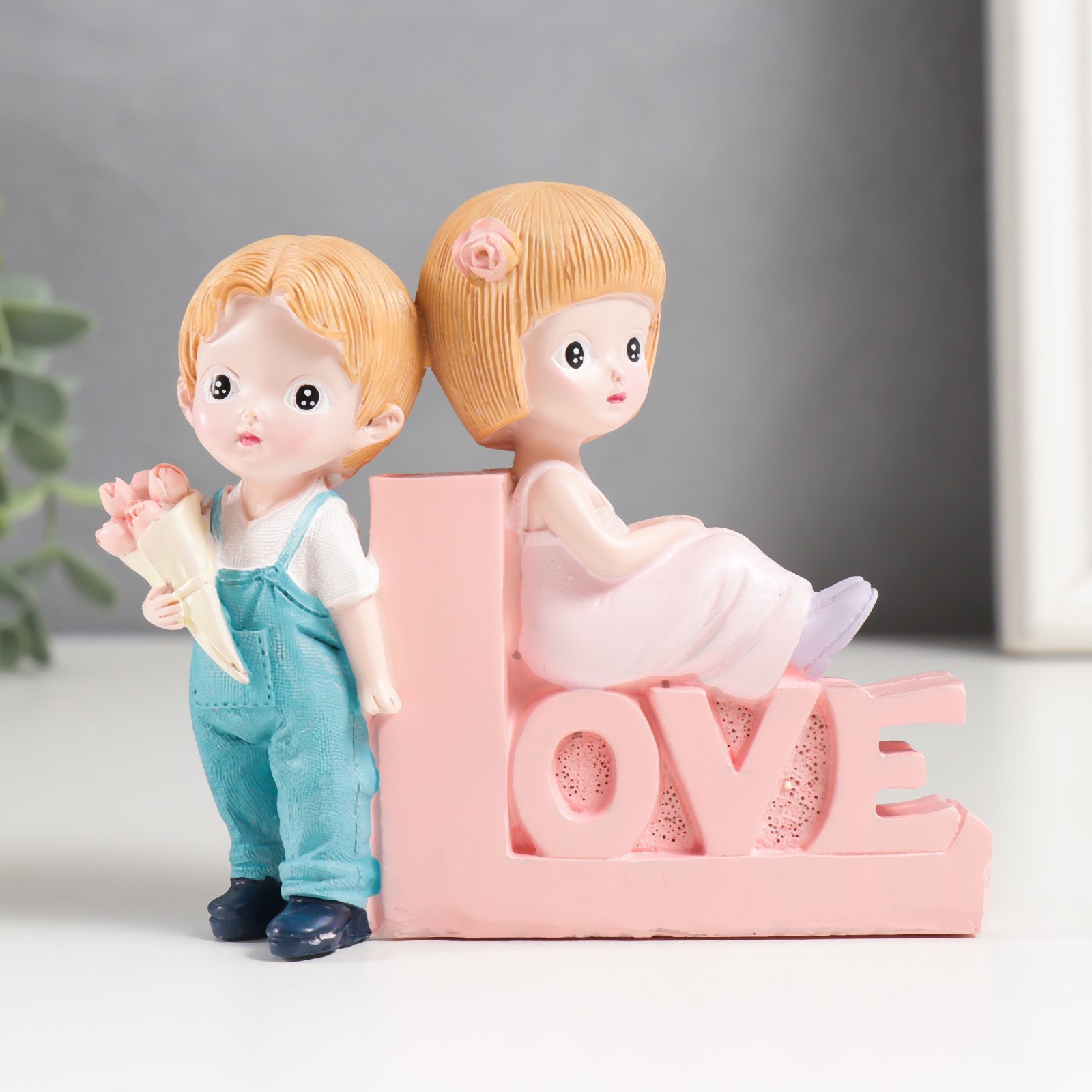 Изображение товара Сувенир интерьерный Невинная любовь 3x12,3x10 см — декоративная фигура