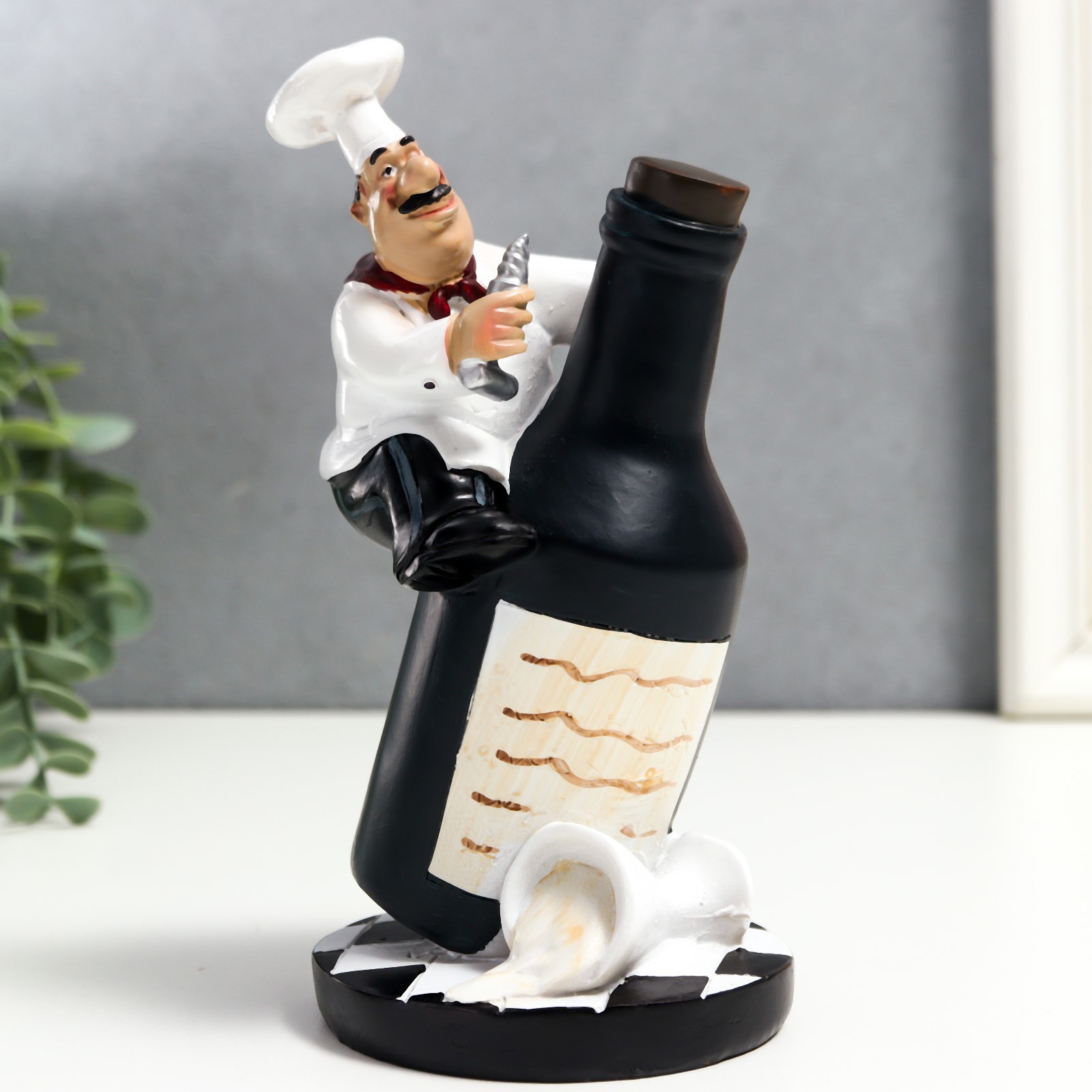 Изображение товара Сувенир интерьерный Сомелье, 18,3x9x9,3 см