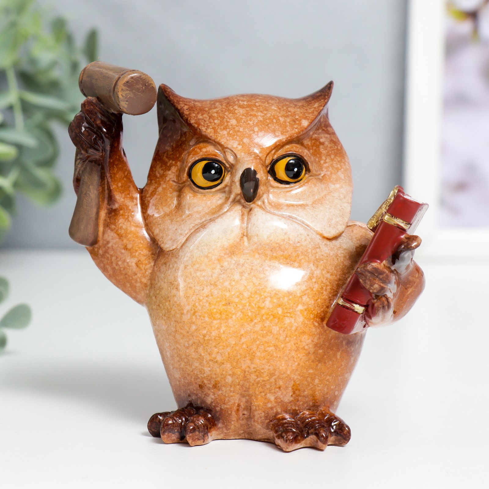 Изображение товара Сувенир интерьерный "Филин - Судья" 10x6x9.5 см