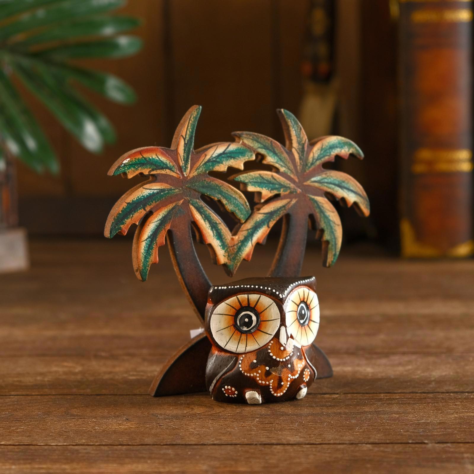 Изображение товара Сувенир интерьерный "Сова на отдыхе" 14x6x15 см