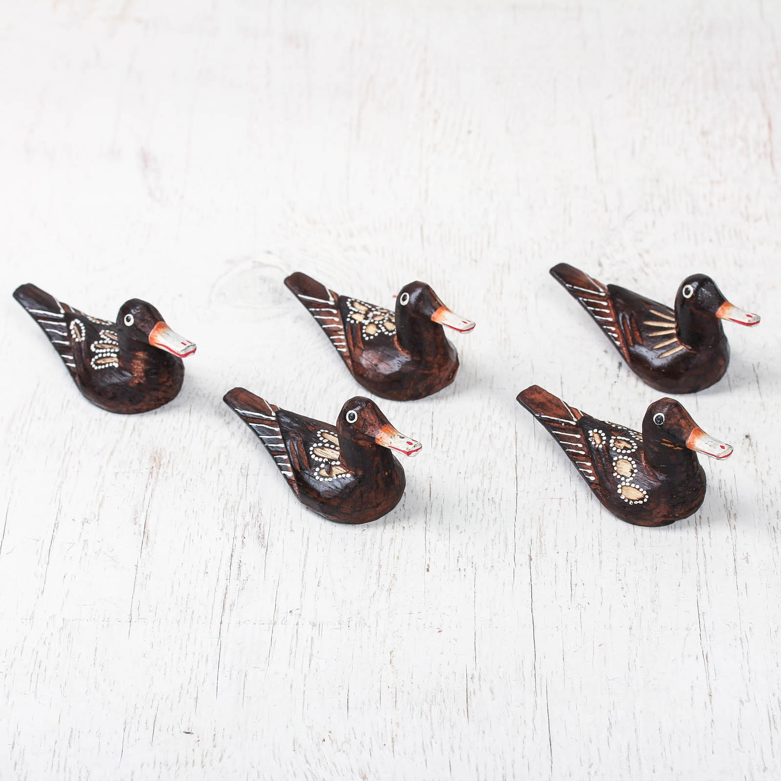 Изображение товара Набор сувениров интерьерных 5 шт "Уточки" 20x9x4.5 см