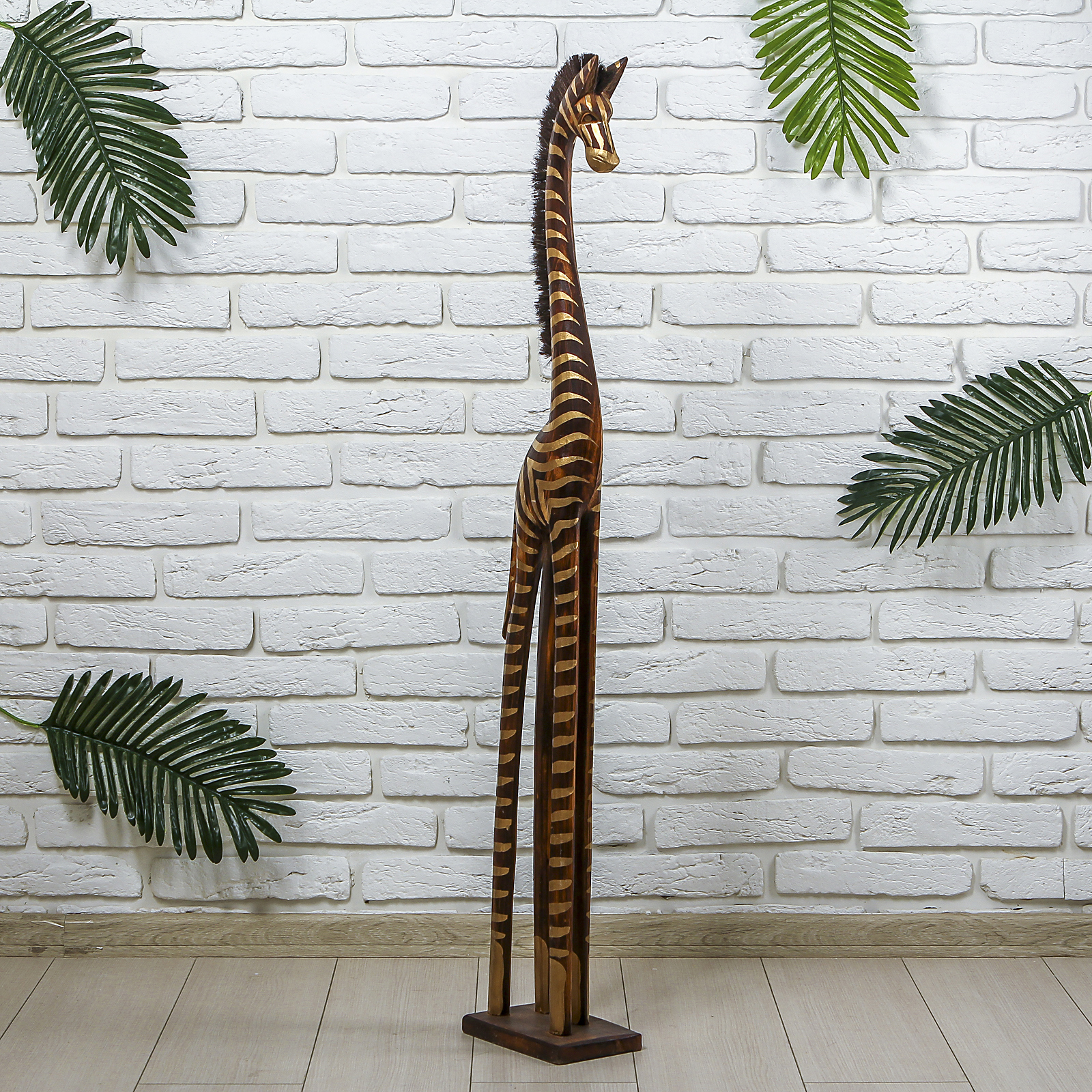 Изображение товара Сувенир интерьерный "Зебра" 20x12x120 см