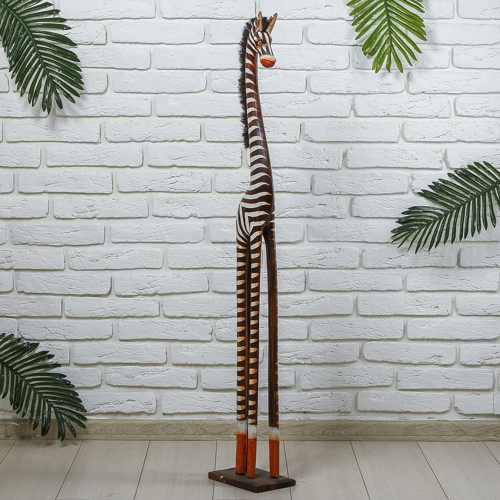 Изображение товара Сувенир интерьерный "Зебра" 20x12x120 см 1 мод.