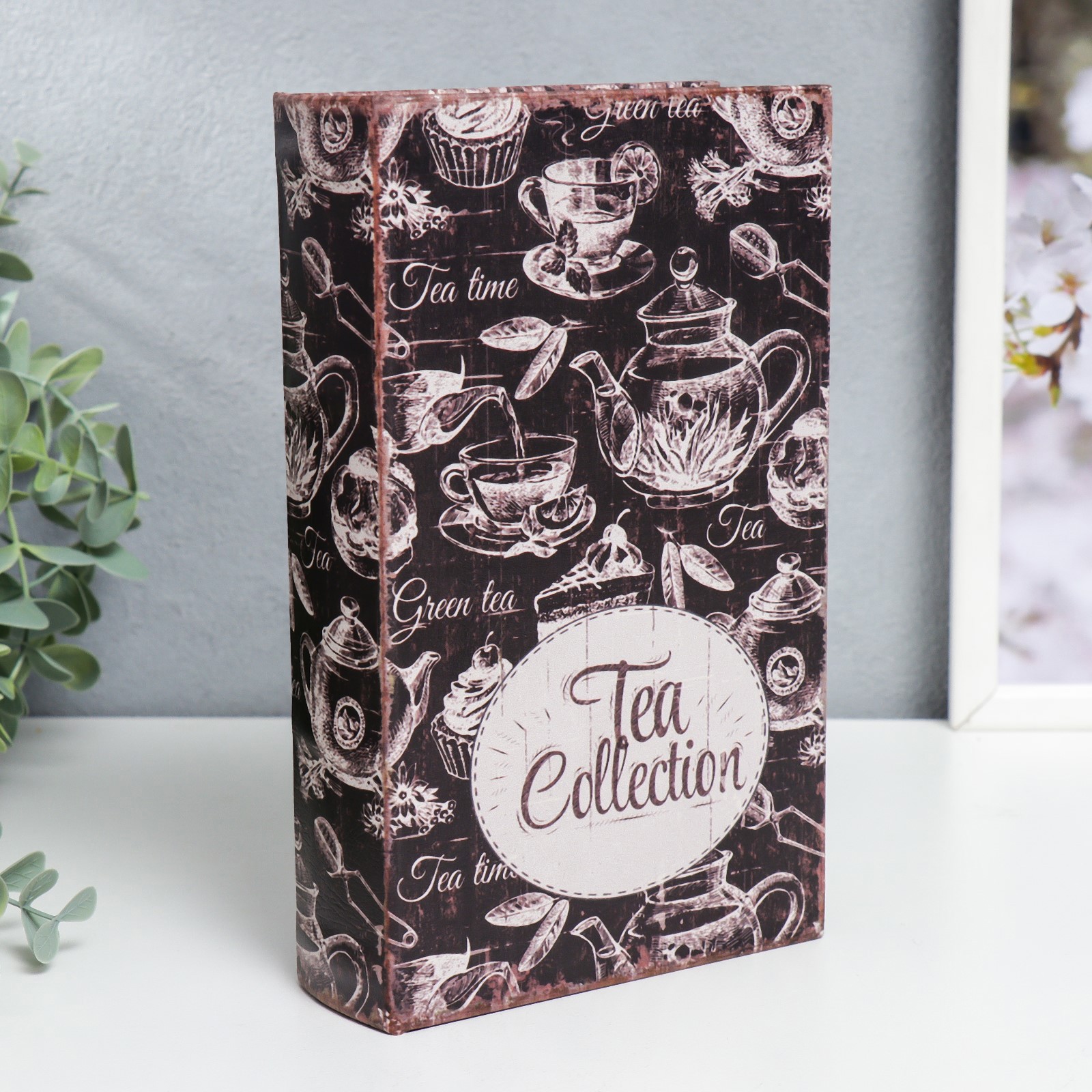 Изображение товара Шкатулка-сейф книга "Коллекция чая" 21x13x5 см