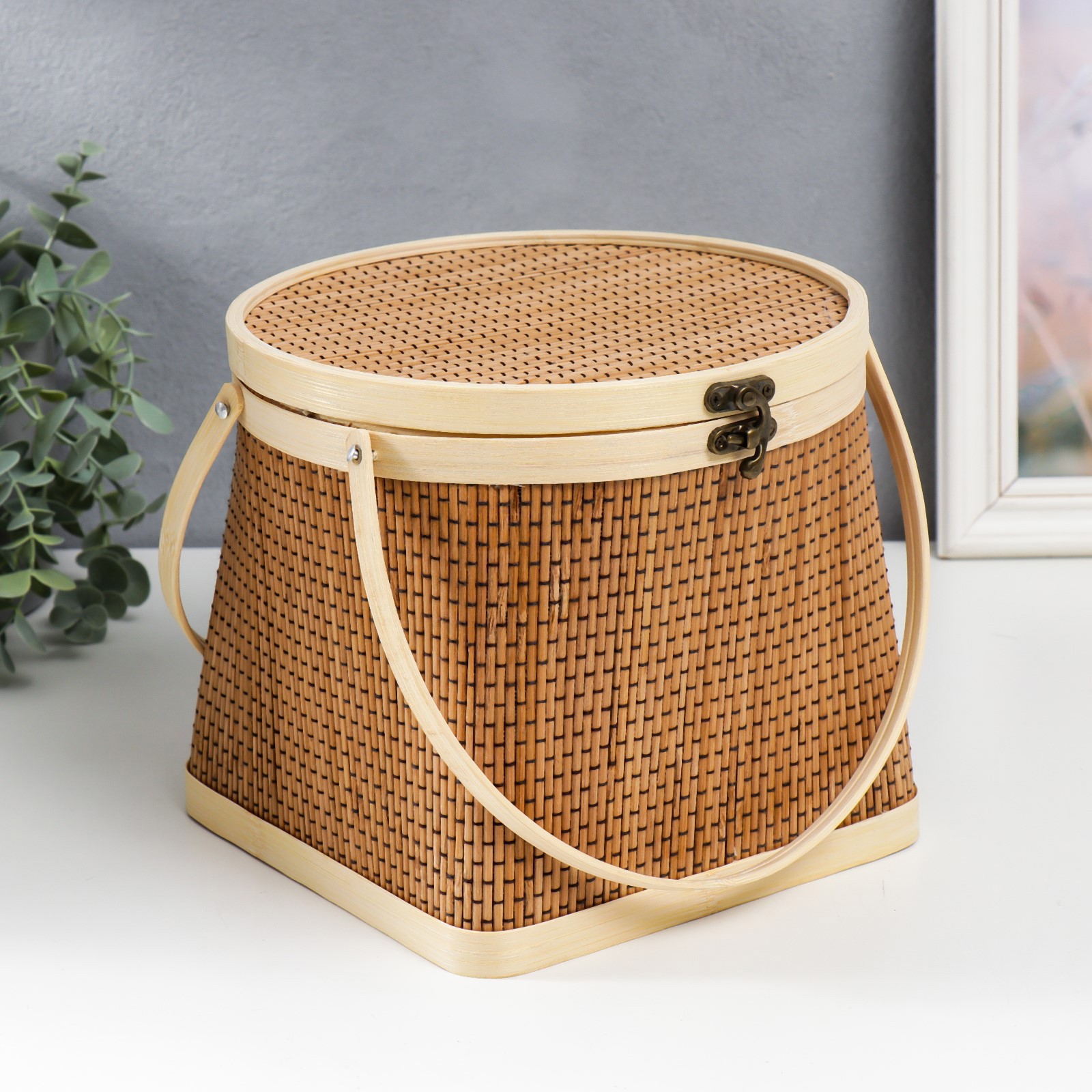 Изображение товара Шкатулка универсальная "Кузовок" с ручками 18x20x22 см