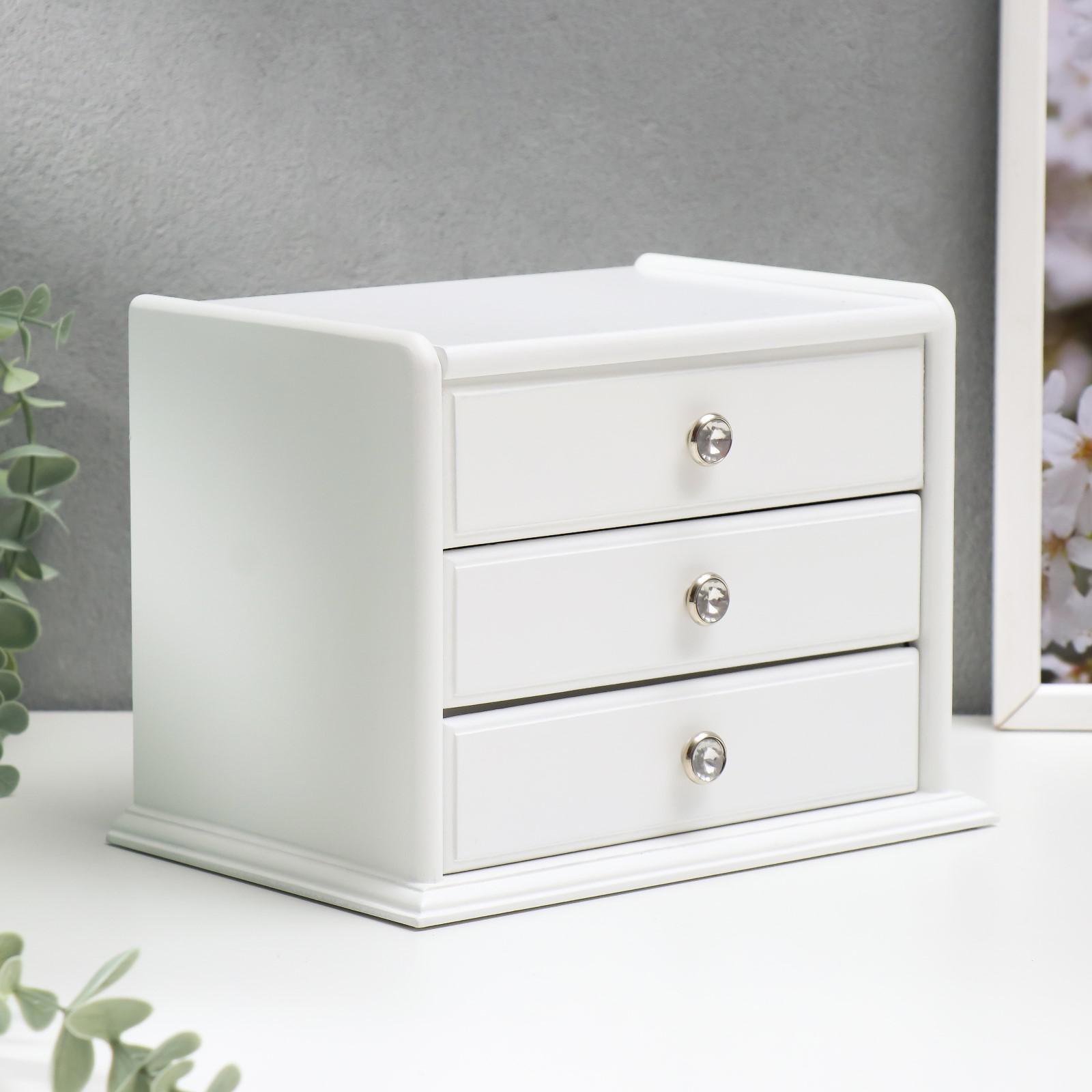 Изображение товара Шкатулка универсальная "Комод с 2 ящиками" 21.5x14.5x16 см