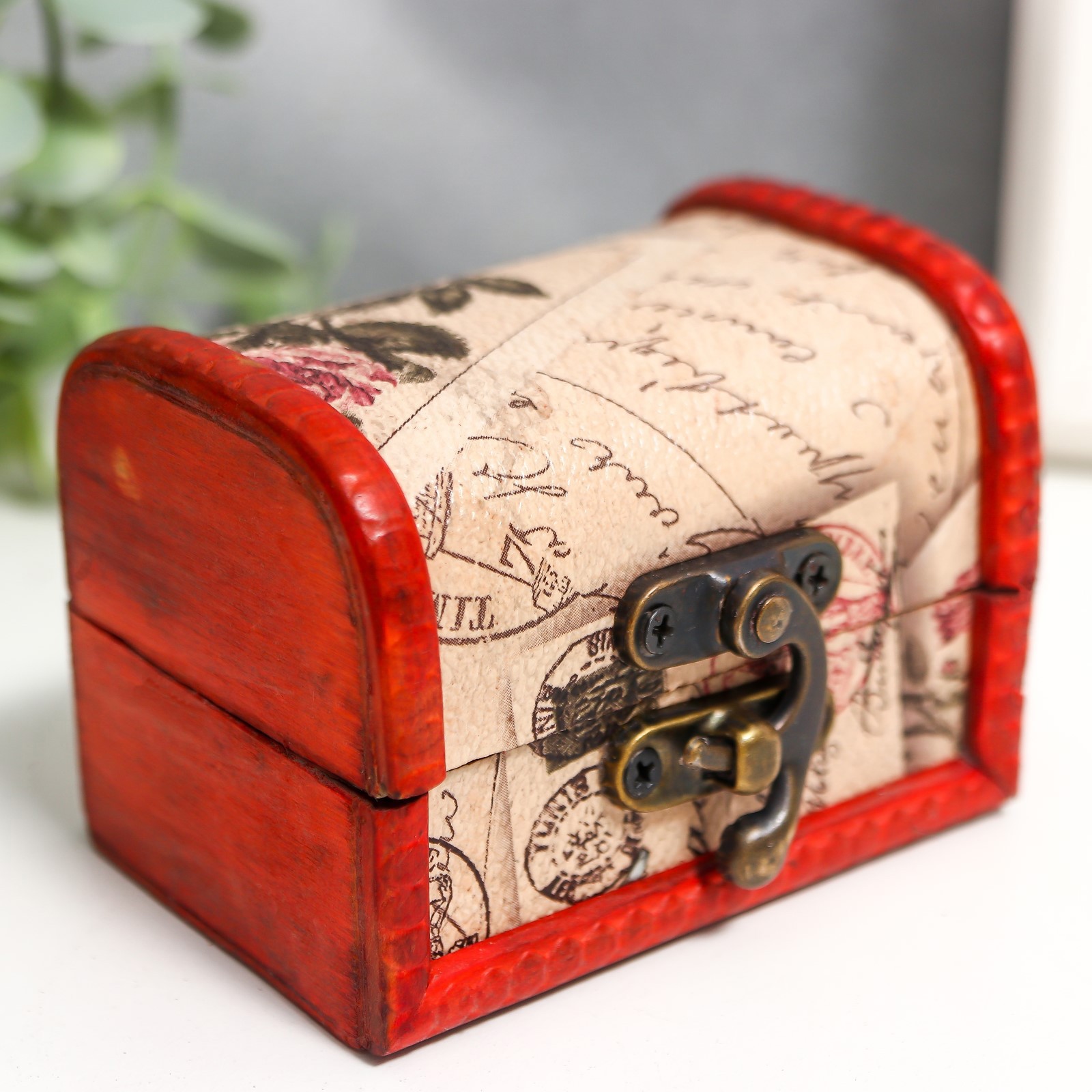 Изображение товара Шкатулка универсальная сундучок "Тайное послание" 8*6*6 см