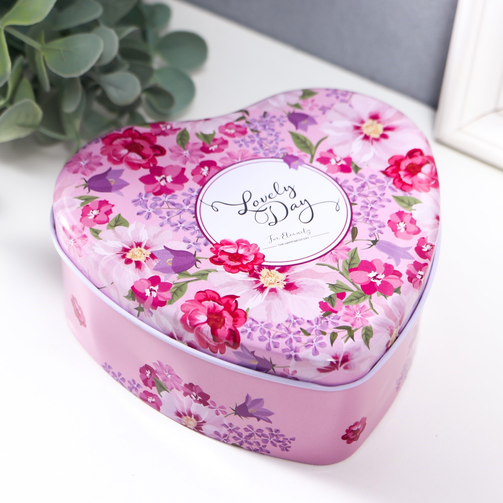 Изображение товара Шкатулка сердце Цветущий сад 5x11.5x12 см