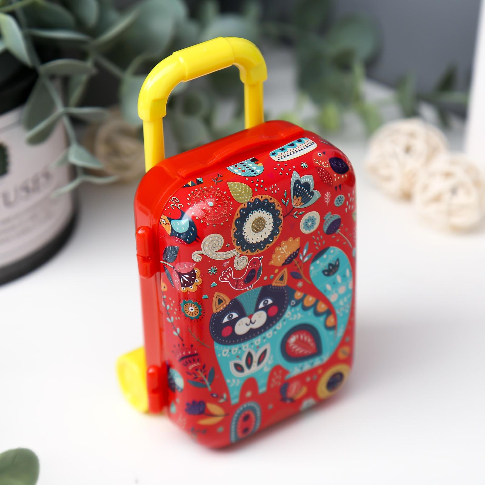 Изображение товара Шкатулка SIMALAND Котик на полянке 10x7x5 см