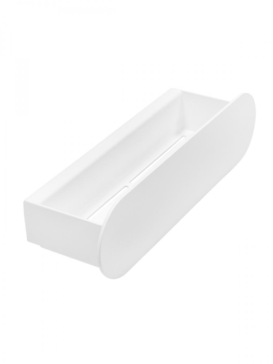 Изображение товара Настенная полка Greenween GW-OMEGA-300-W из стали белая 30x8 см