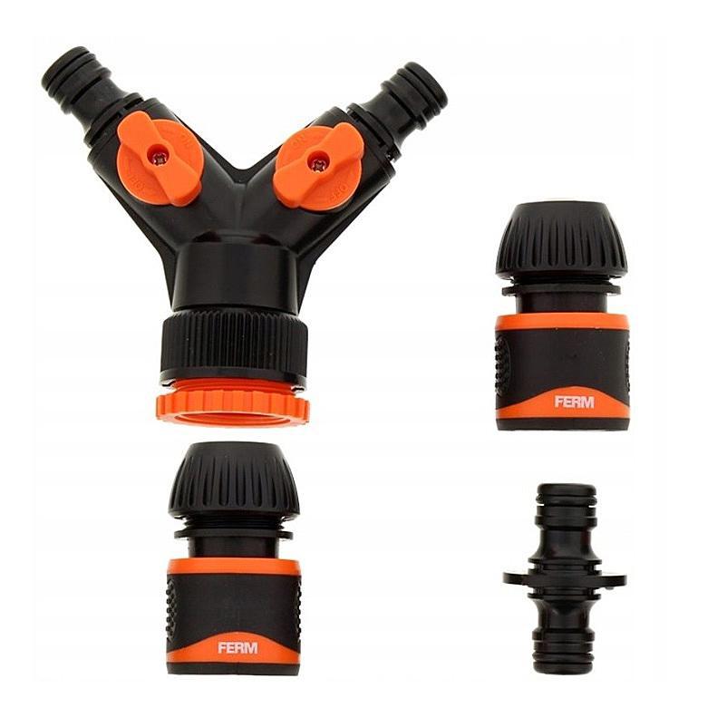 Изображение товара Соединитель крана Ferm TCA1009 2-ходовой