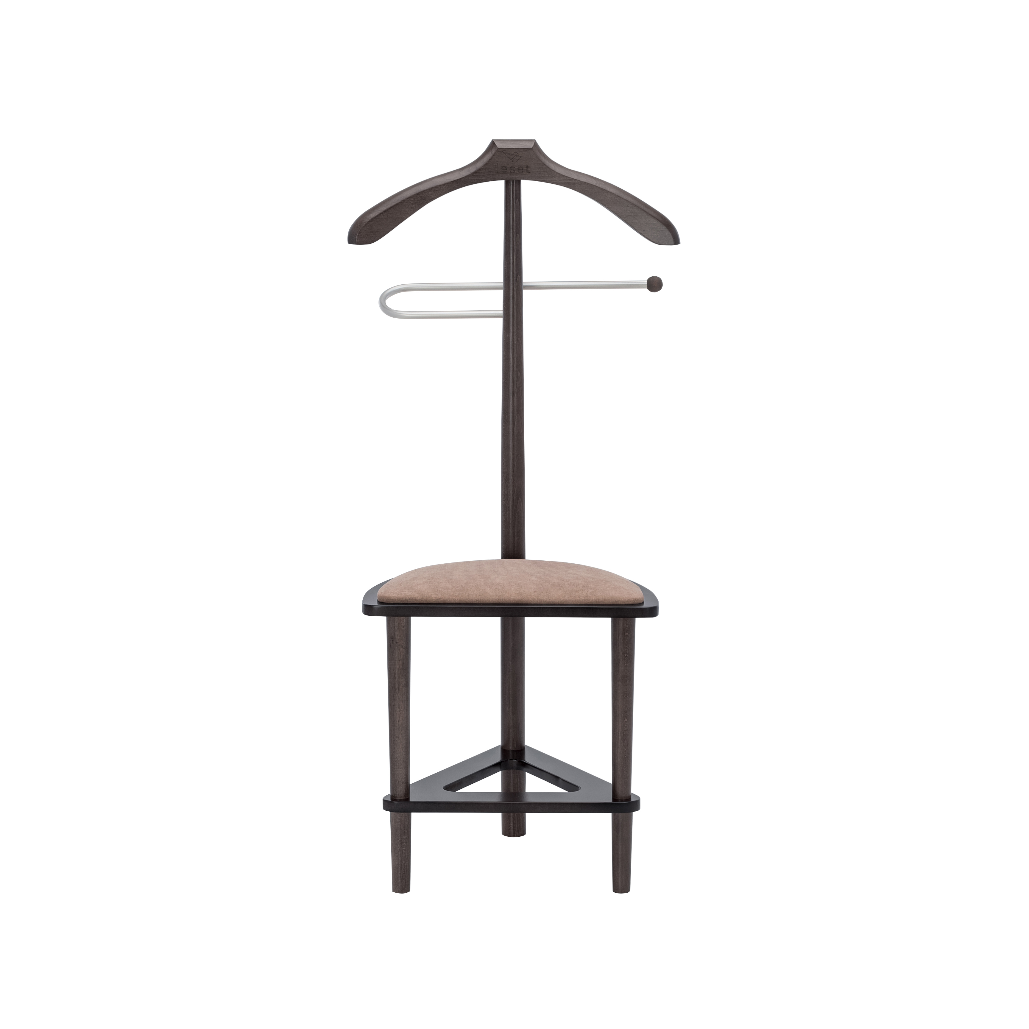 Изображение товара Вешалка Leset 5553-2393 из массива дерева Черная 105x36 см