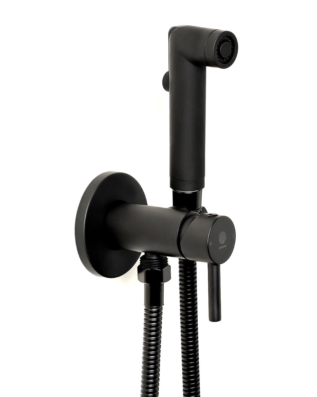 Изображение товара Смеситель встраиваемый с гигиеническим душем Orange Karl M05-888b