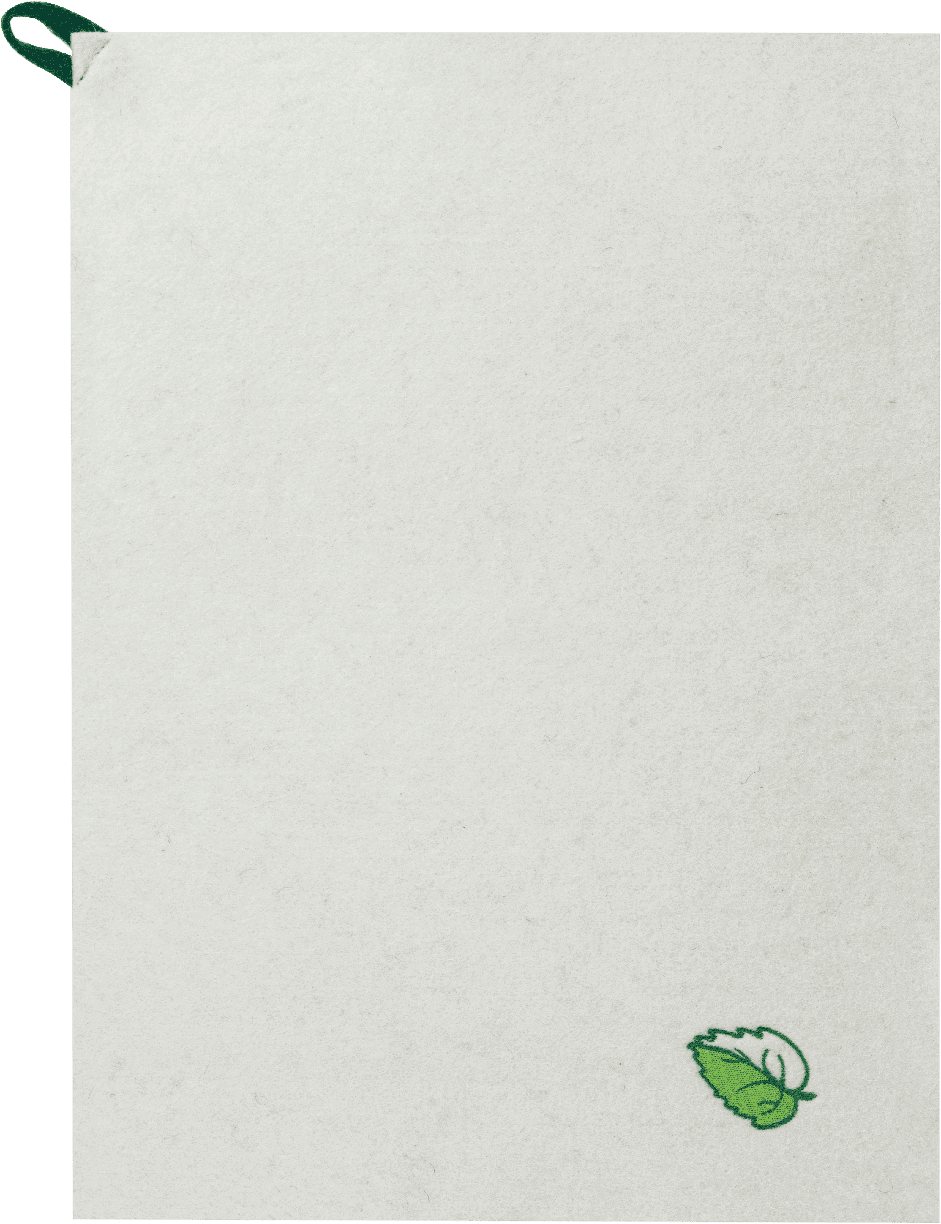 Изображение товара Коврик для бани Невский Банщик Лист с вышивкой фетр