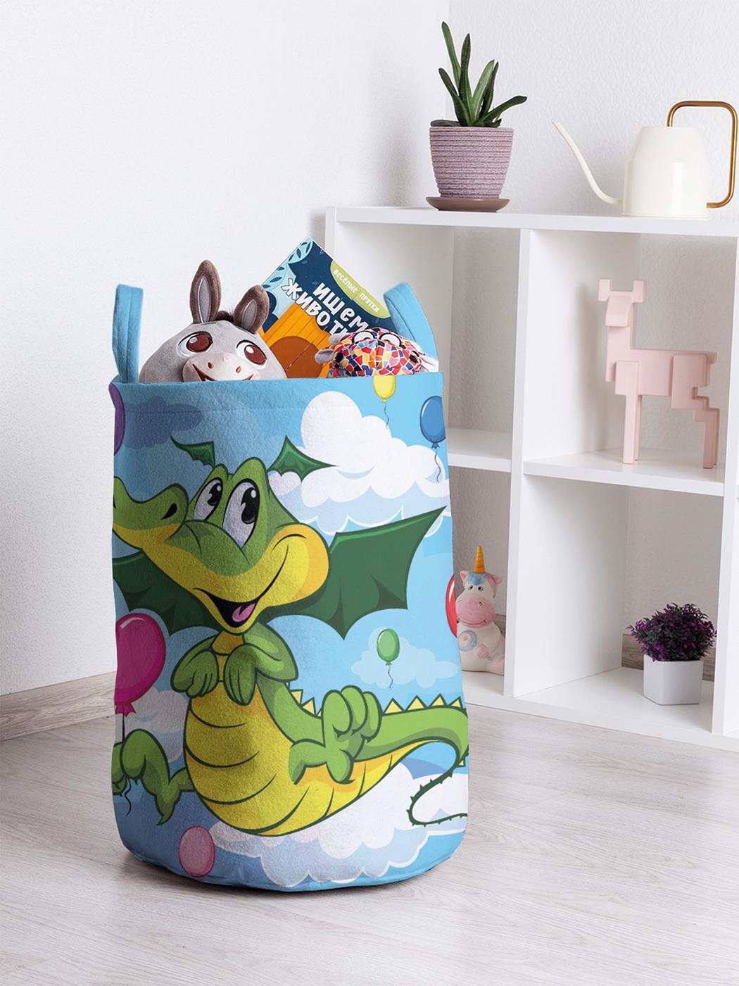 Изображение товара Корзина для хранения JoyArty Праздник дракончика toba_32276. 35x50 см