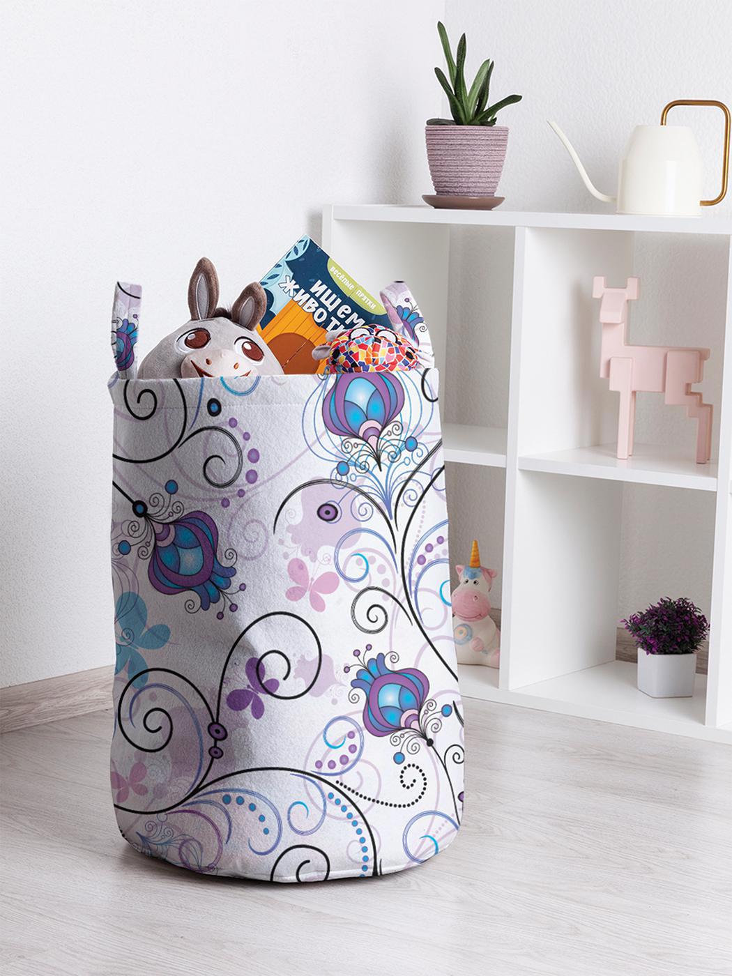 Изображение товара Корзина для хранения JoyArty Королевские завитки toba_8123. 35x50 см