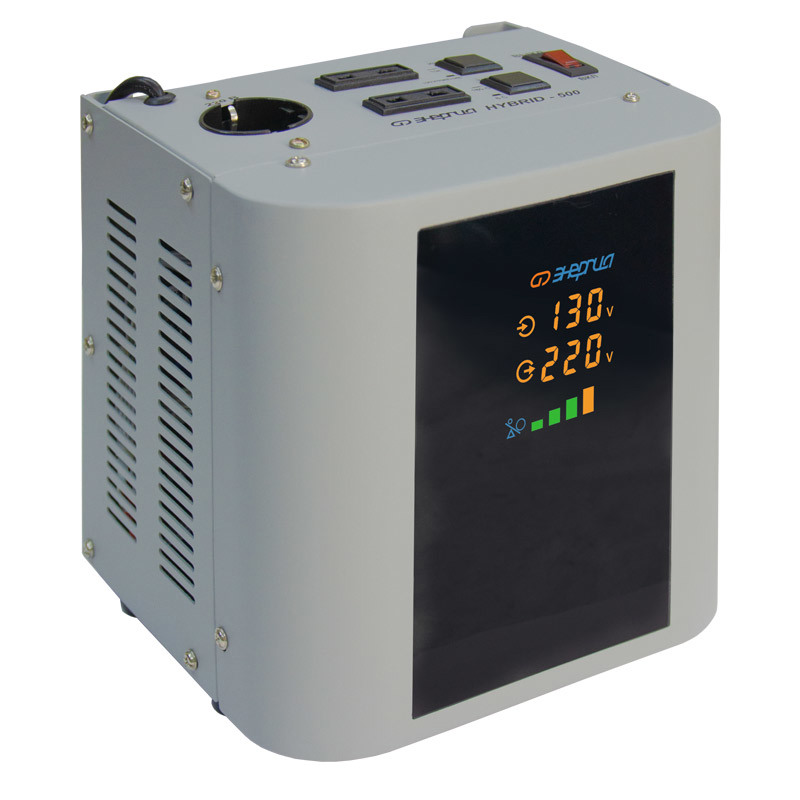 Изображение товара Стабилизатор напряжения Энергия Hybrid Е0101-0144 450 Вт