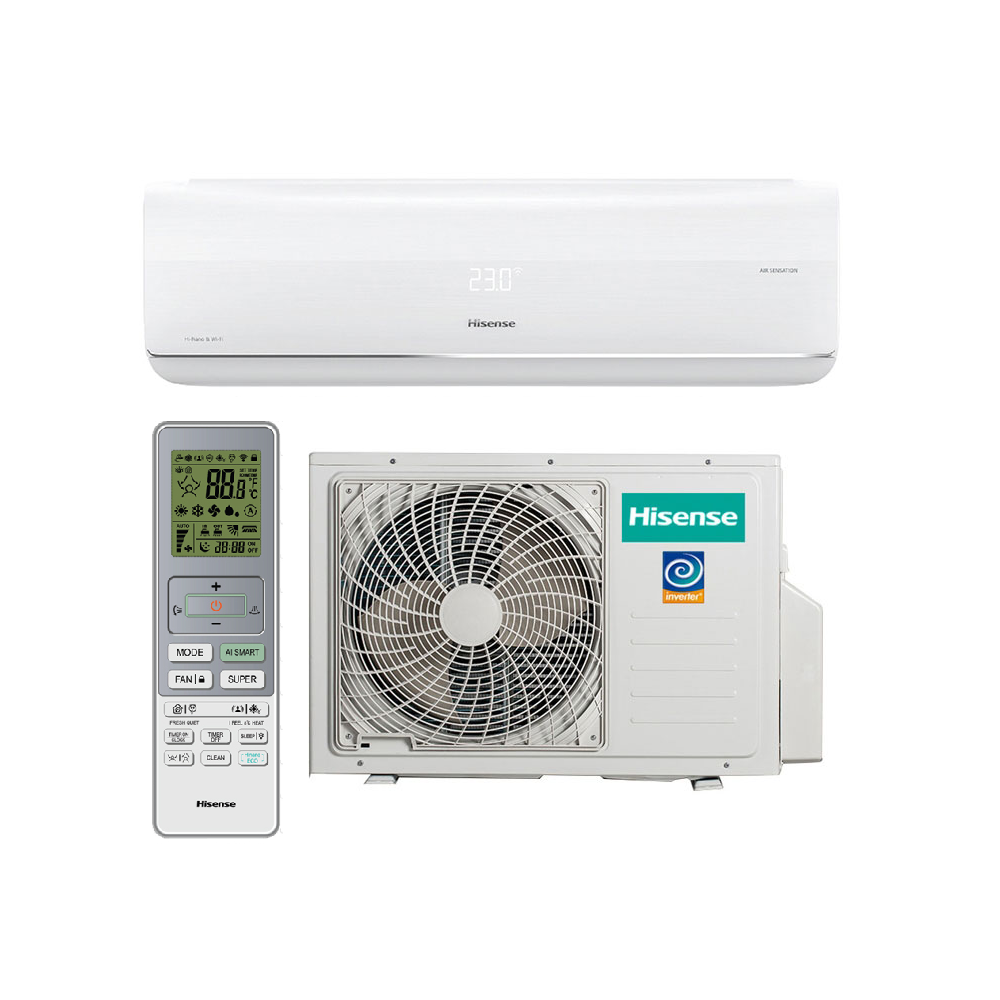Изображение товара Сплит-система инверторная Hisense AS-10UW4RXVQF00 9 BTU охлаждение/обогрев с Wi-Fi
