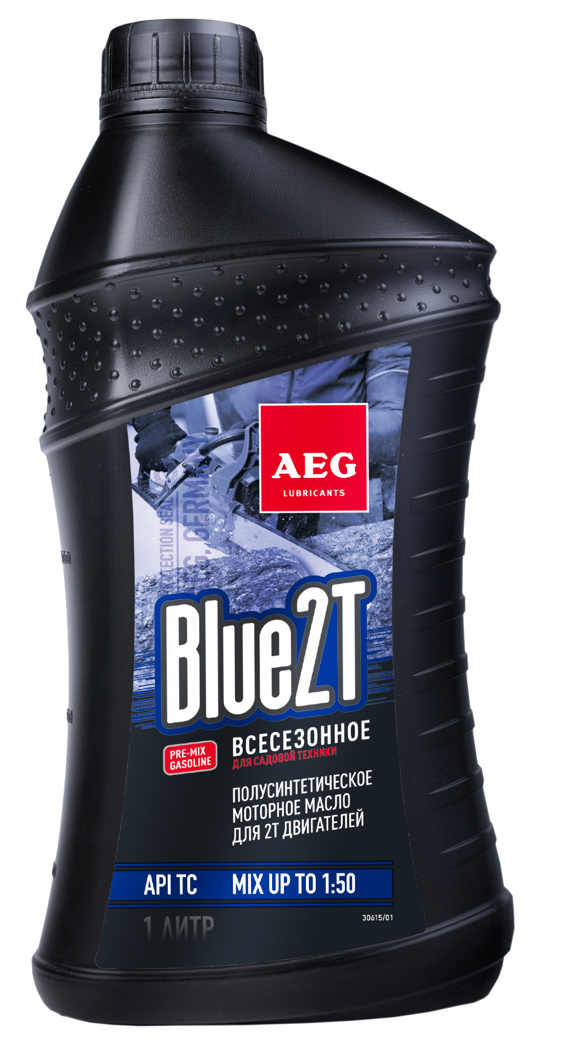 Изображение товара Полусинтетическое моторное масло Aeg Blue 30615 2T 1л для двухтактных двигателей