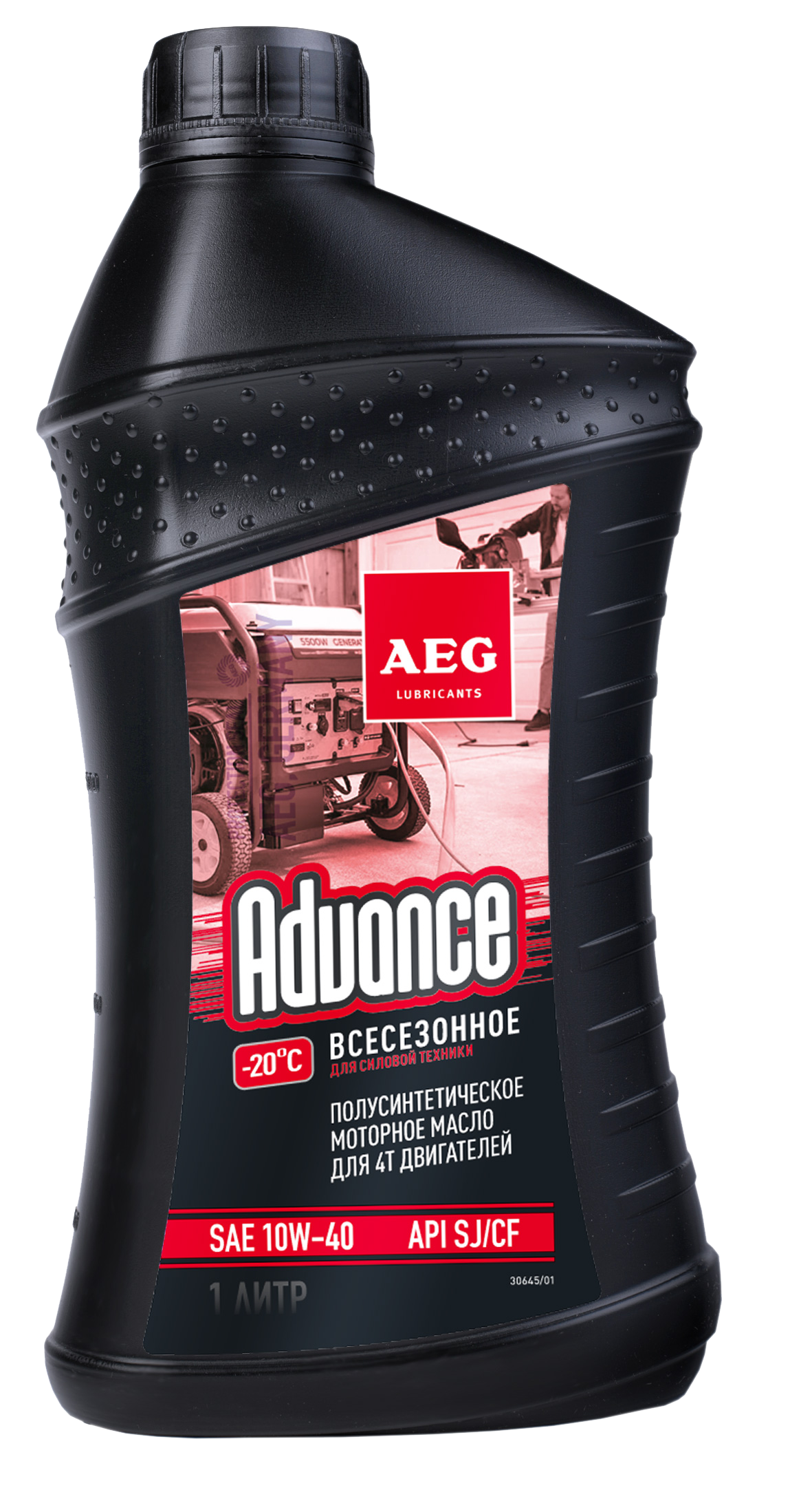 Изображение товара Масло полусинтетическое Aeg Advance SAE 10W40 API SJCF 4Т 1л