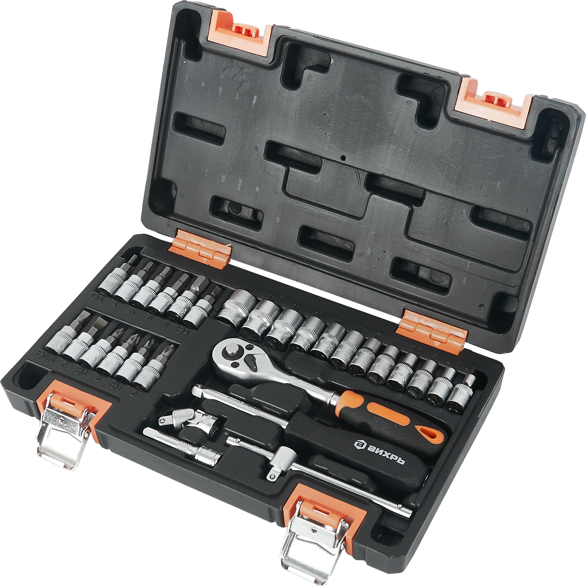 Изображение товара Набор инструментов ВИХРЬ 73/6/7/1 на 29 предметов