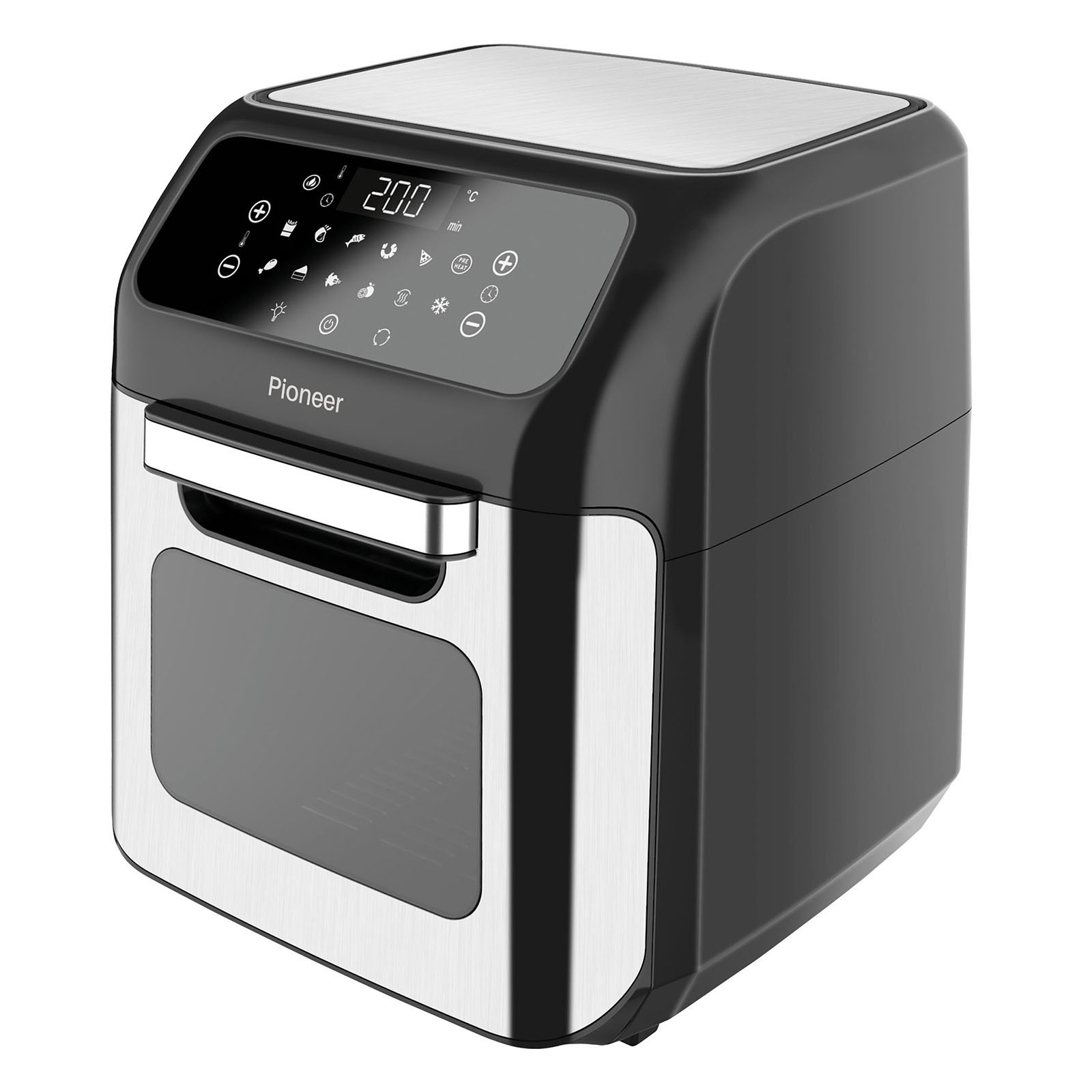 Изображение товара Аэрогриль Pioneer SM505D 12 л черный многофункциональный с дисплеем