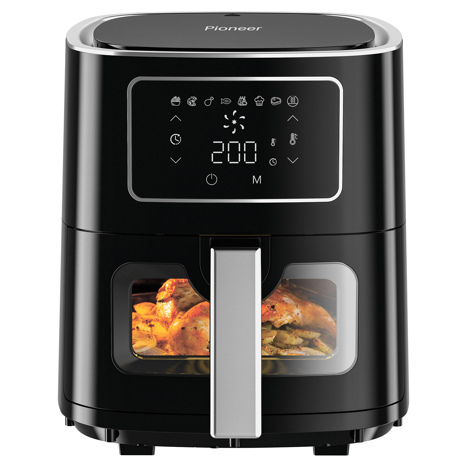 Изображение товара Аэрогриль Pioneer SM515D 5.5 л черный многофункциональный