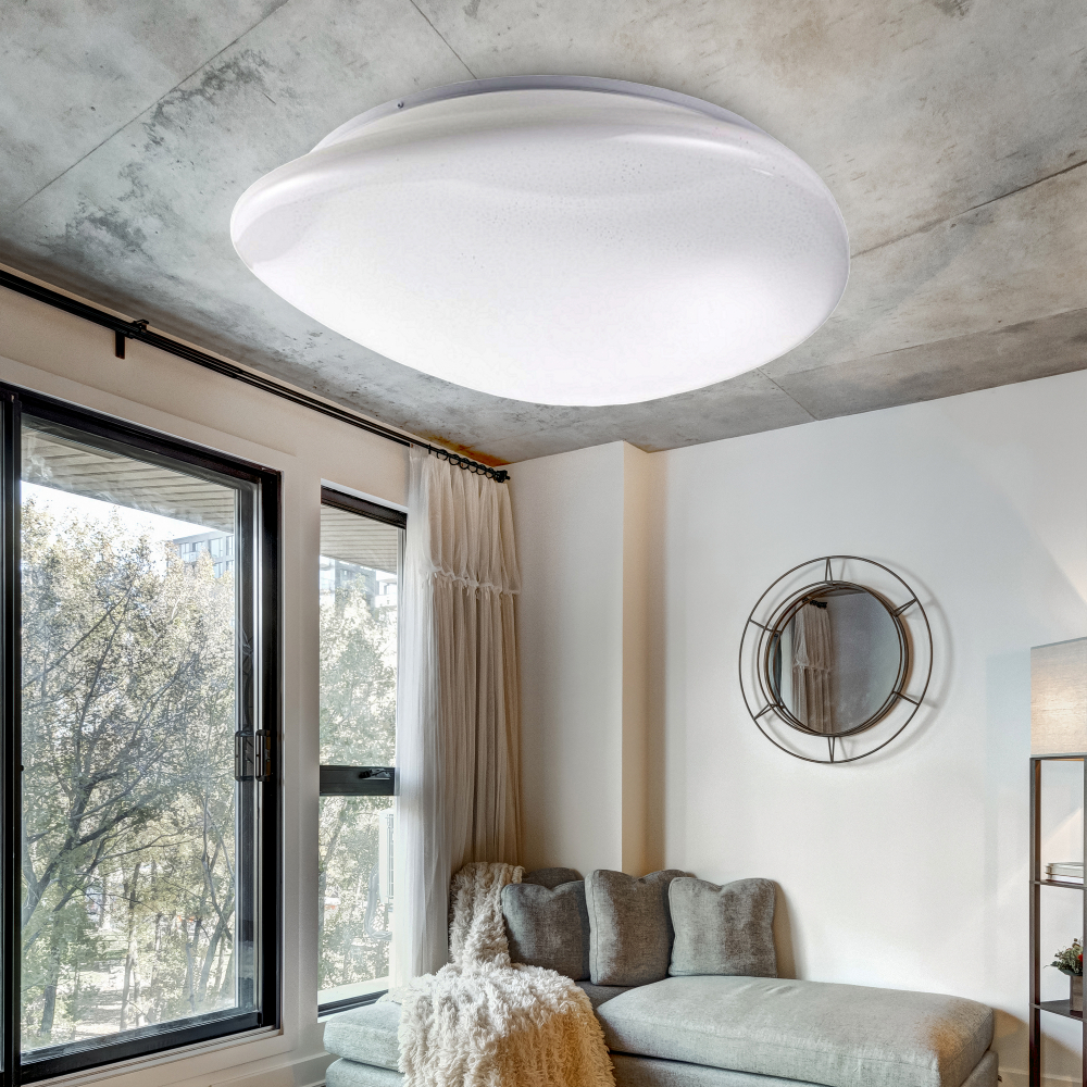 Изображение товара Светильник потолочный светодиодный ЭРА SPB-6Stone 70-RC с пультом и изменением оттенков