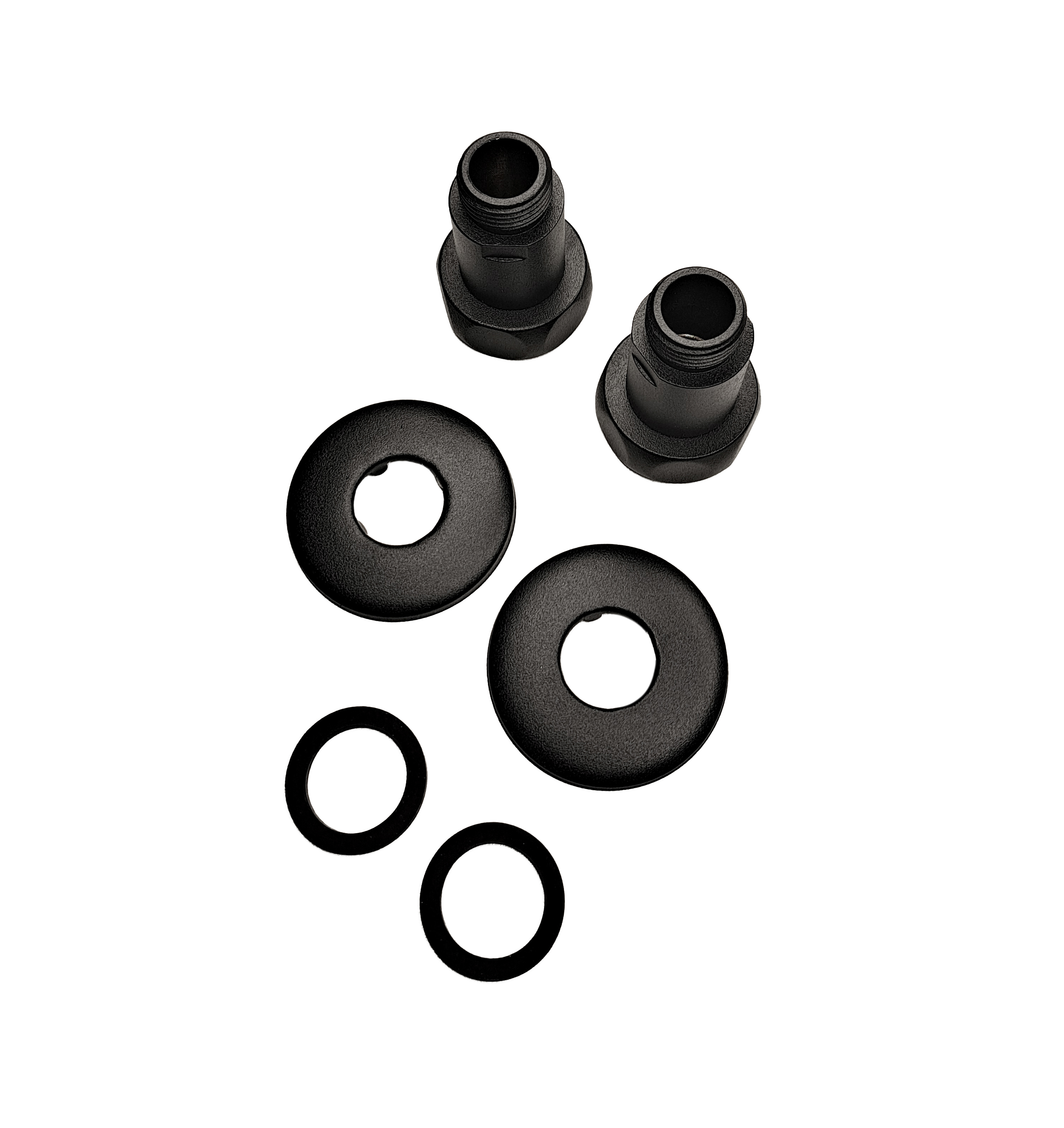 Изображение товара Соединение прямое Indigo гайка/штуцер 1"х1/2" пара цвет черный муар