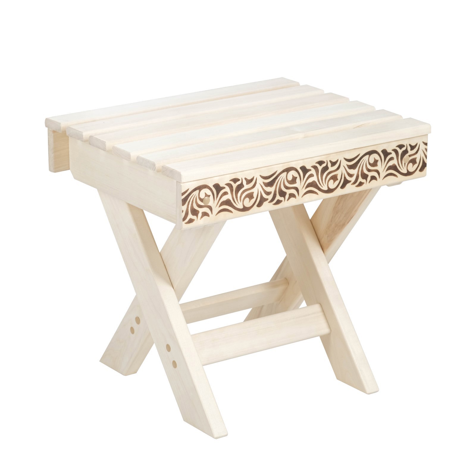 Изображение товара Табурет Добропаровъ Флора 45x35x40 см бежевый